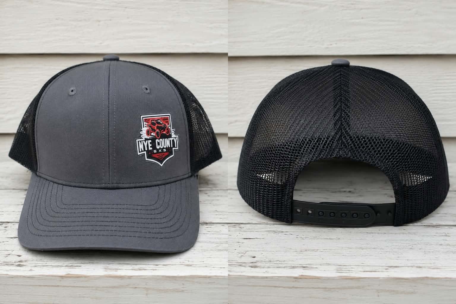 Nye County SxS Trucker Hat - Gray/Black