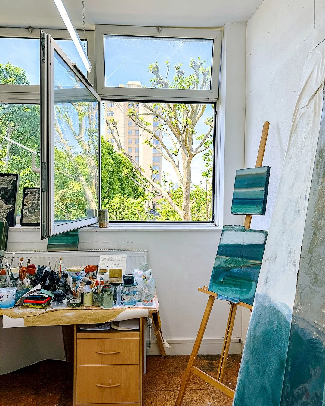 Loving being in my studio