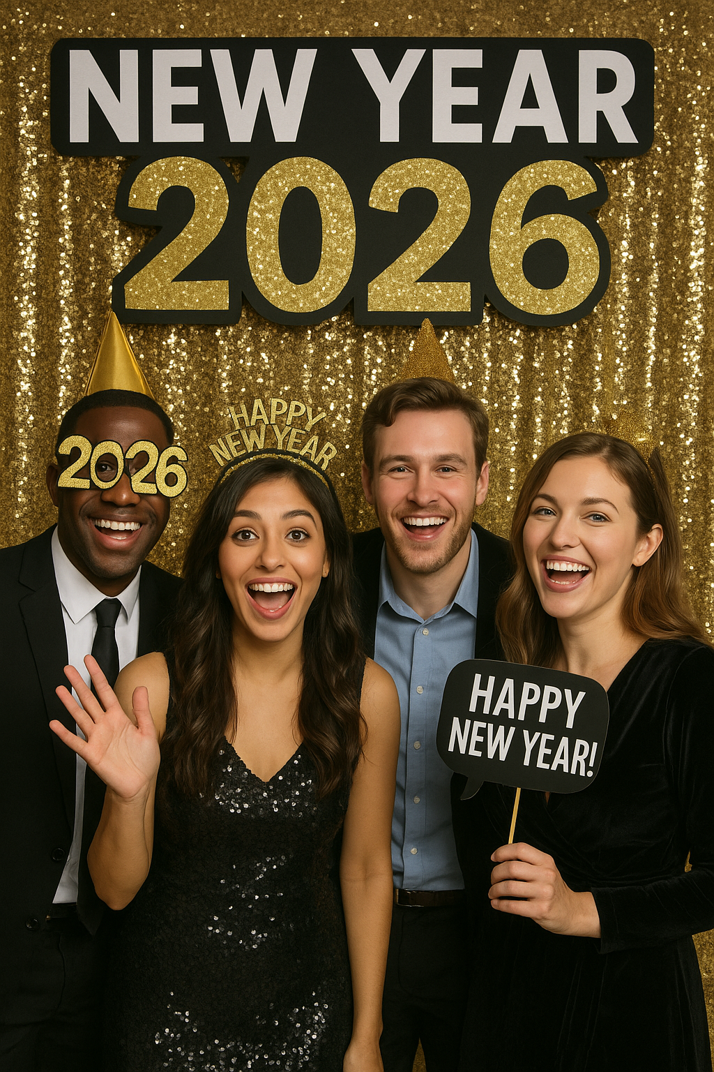 Ring in the New Year with a Photo Booth: Capture Every Midnight Moment 🎉📸