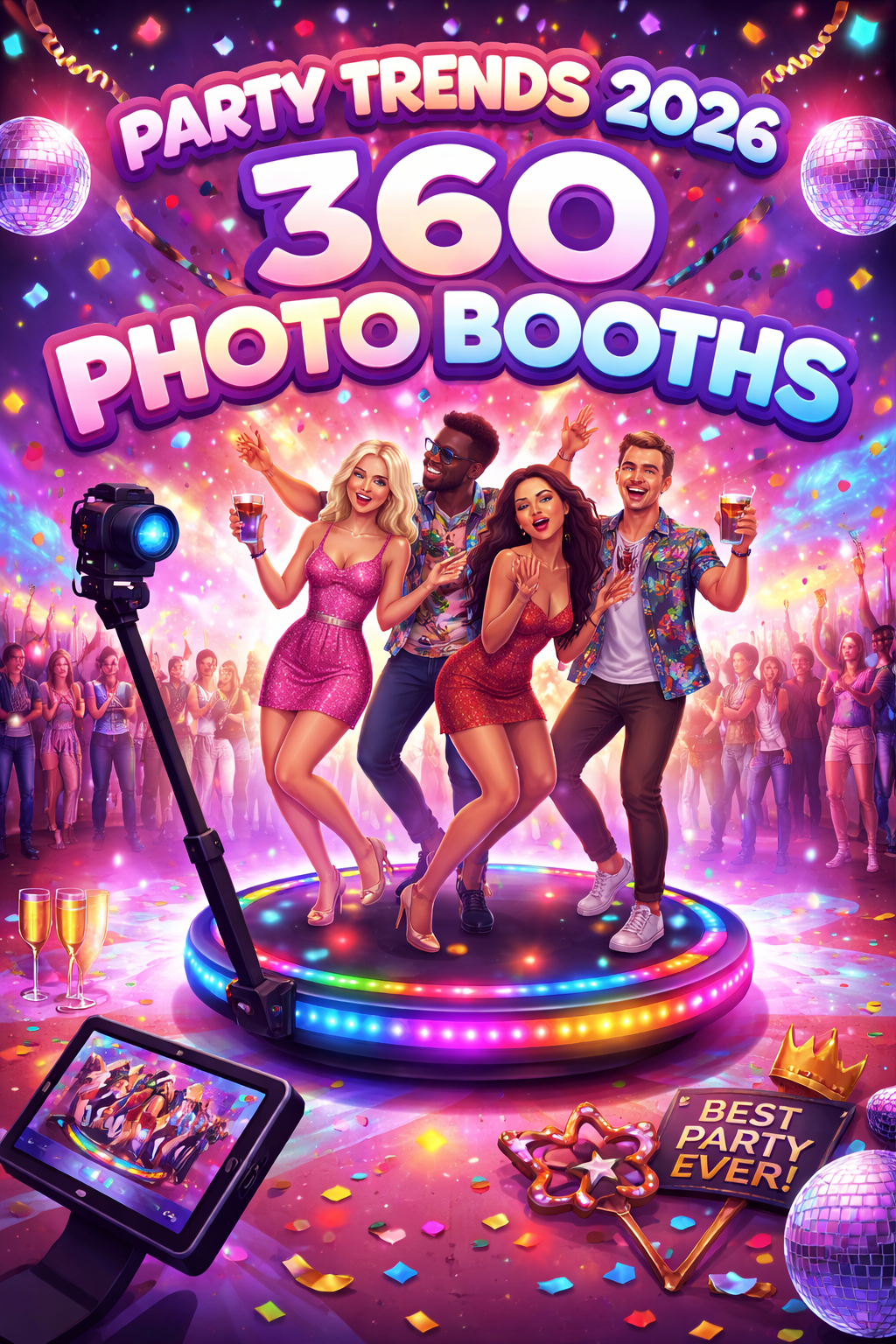 Party Trends 2026: Why 360 Photo Booths Are Still on Top