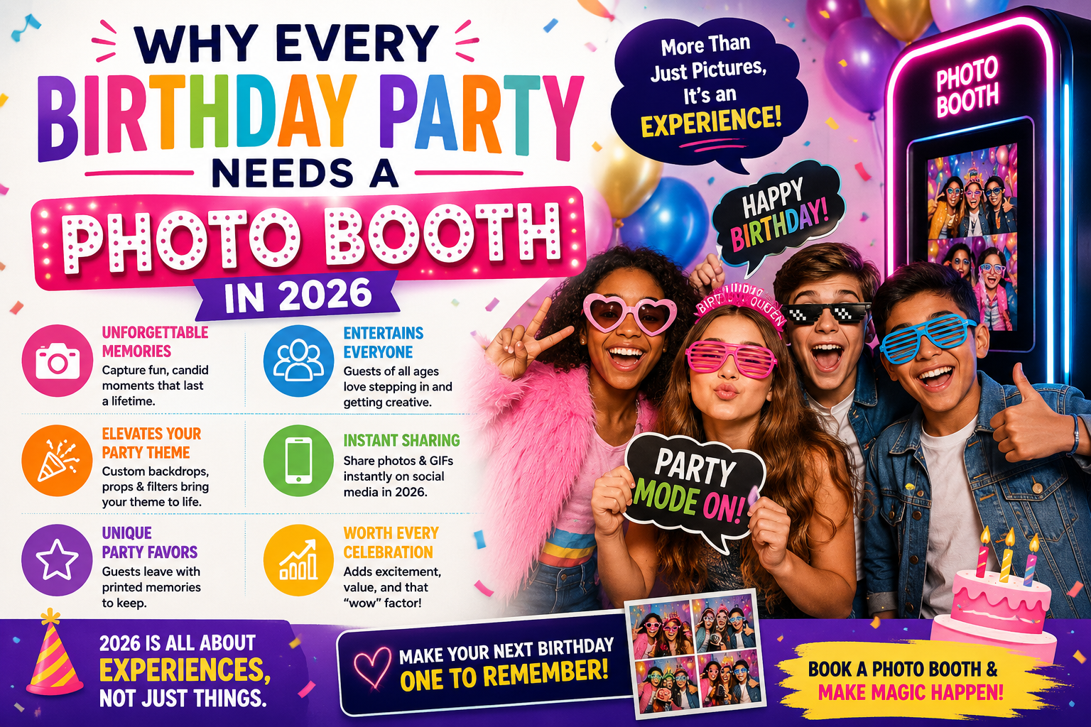 Why Every Birthday Party Needs a Photo Booth in 2026