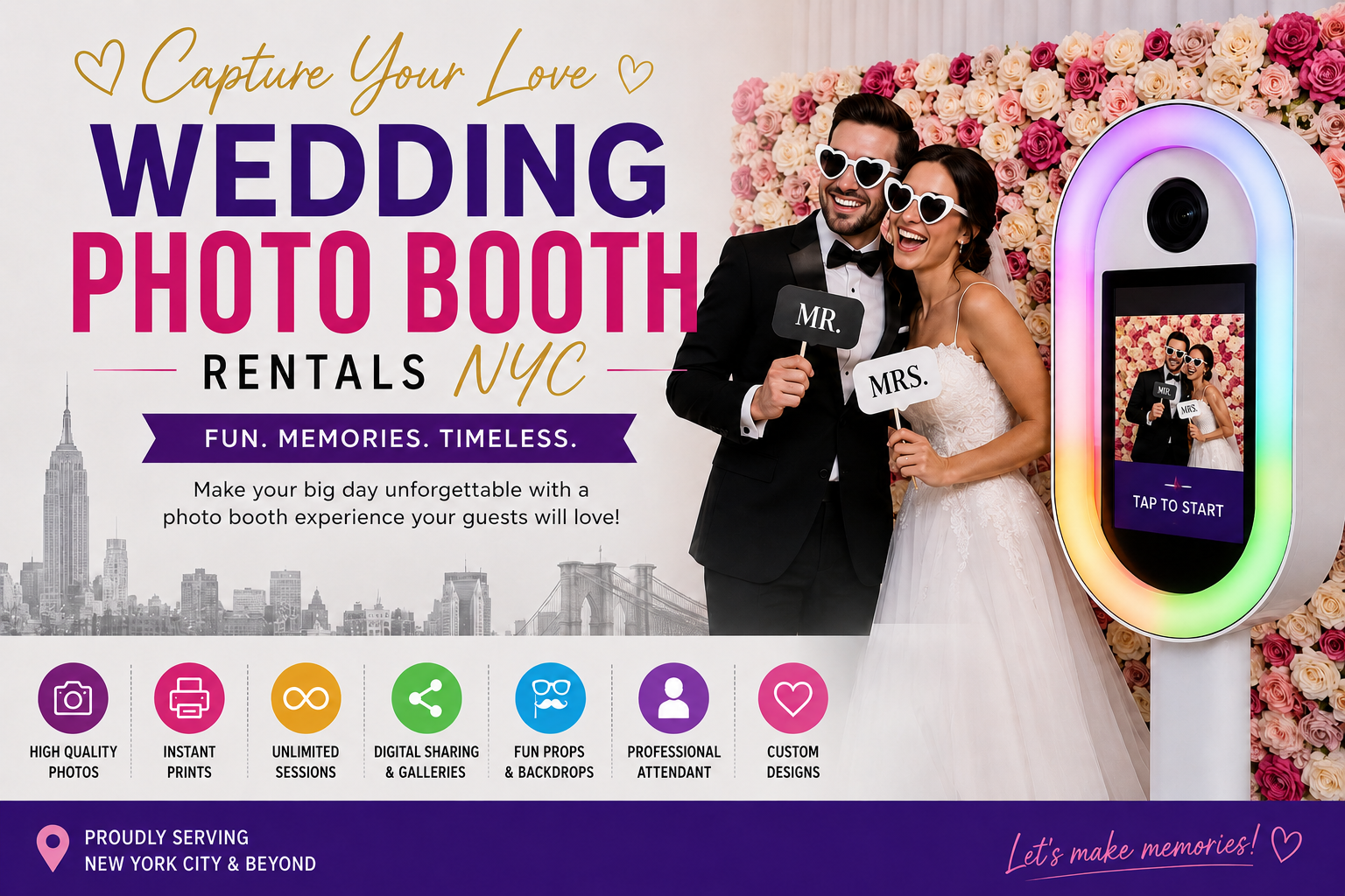 Wedding Photo Booth Rental Checklist: Everything You Need to Know
