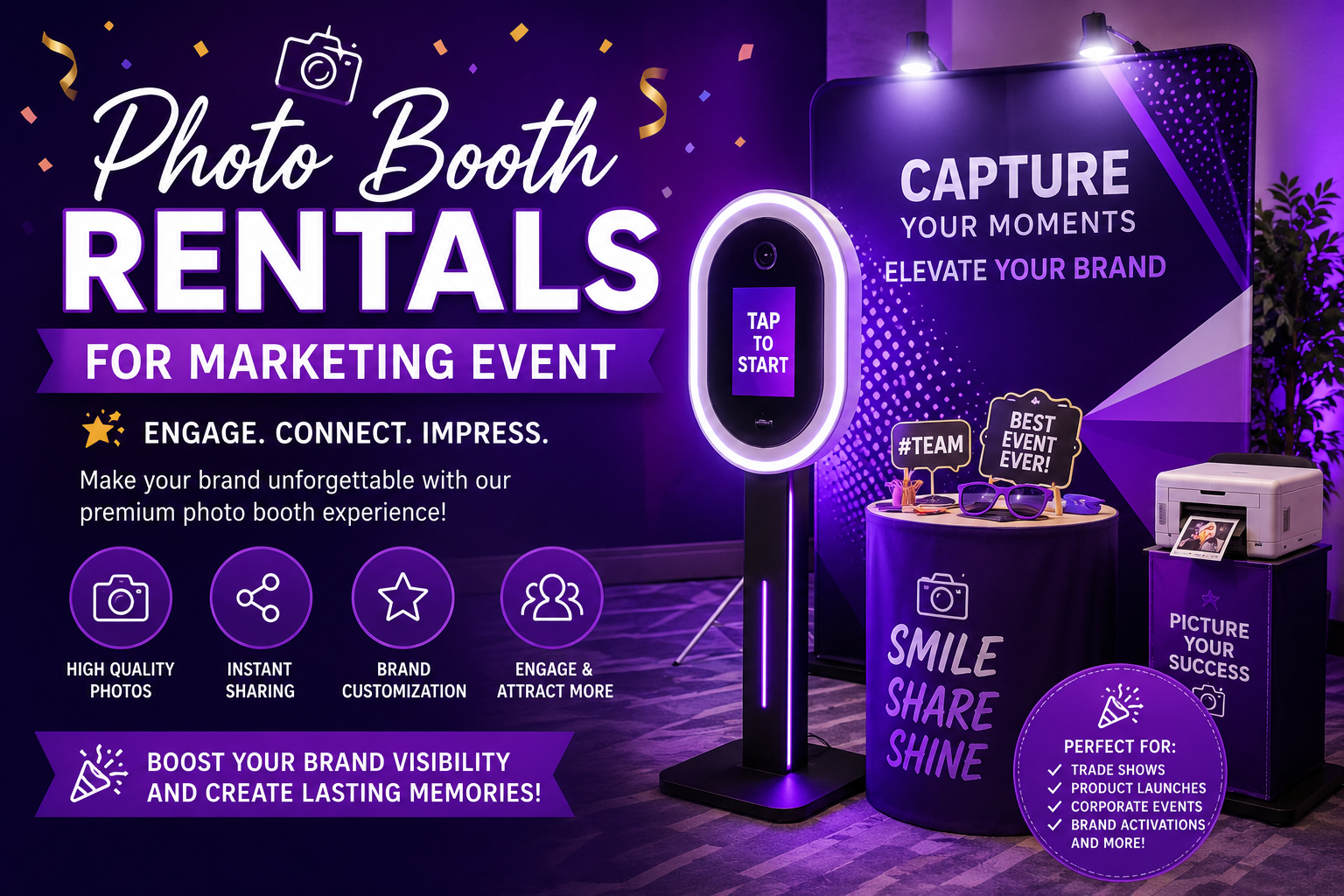 Why Businesses Choose Photo Booth Rentals for Brand Activations