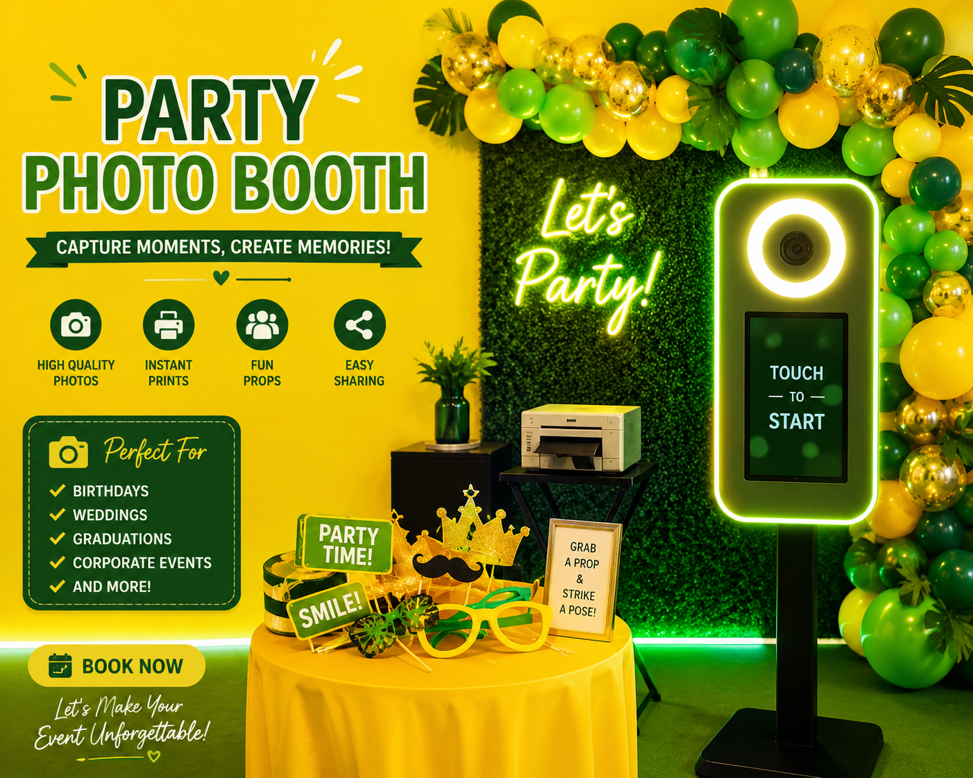 Party Photo Booth Rentals: The Complete Guide for Every Celebration