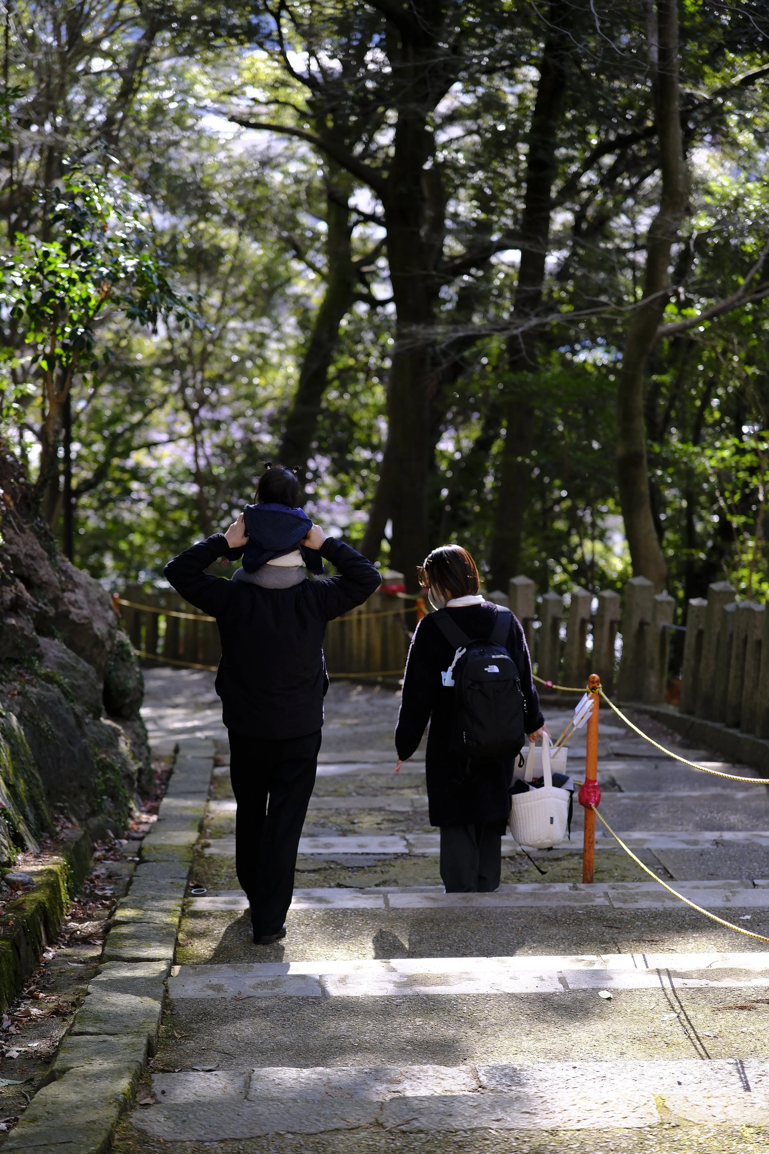 柏原八幡宮にて②