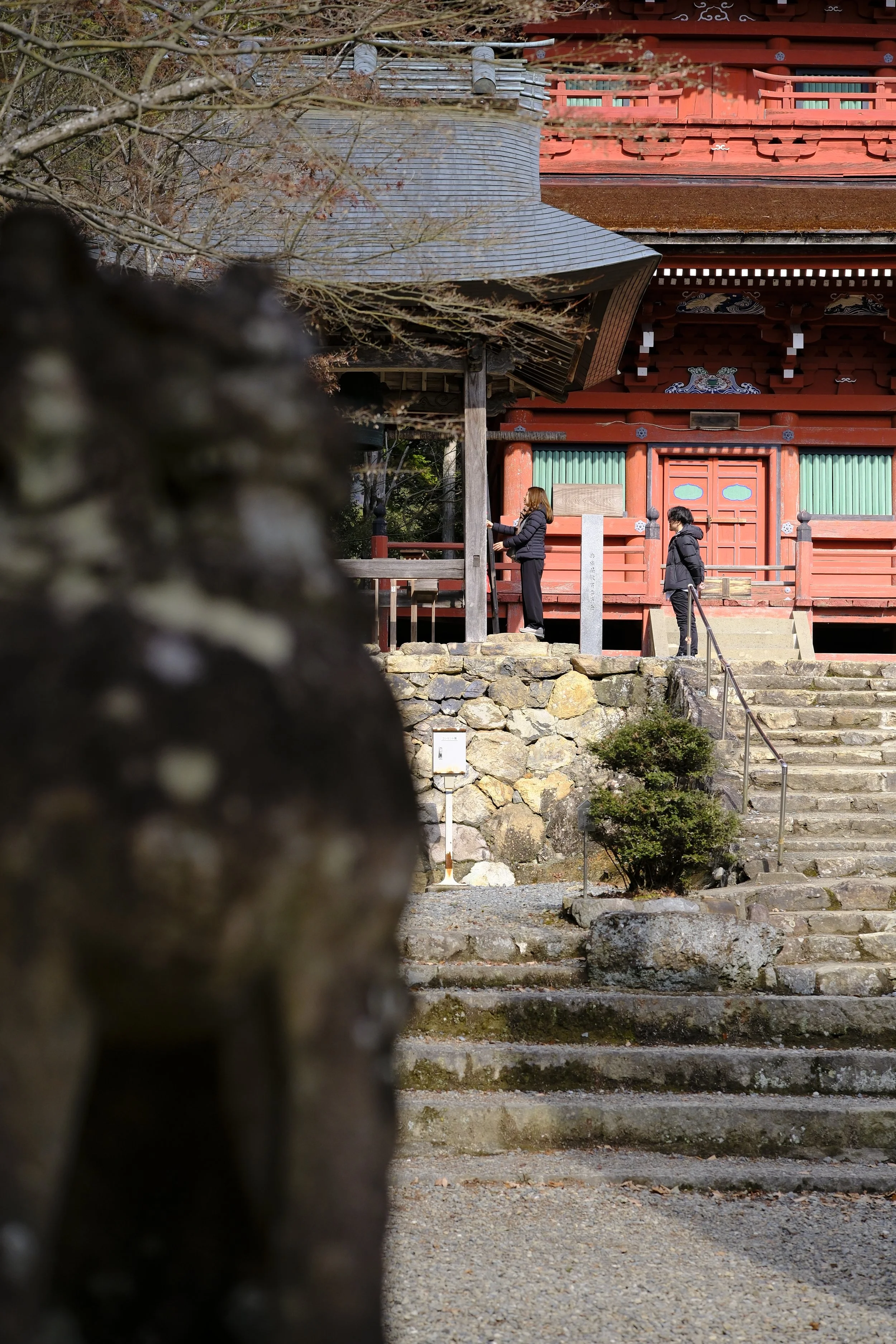 柏原八幡宮にて③