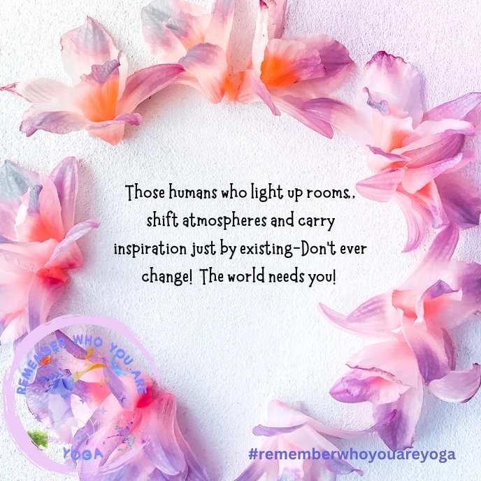 Good morning!  Don't change!  We need the light in this world.  Be the LIGHT.  Be the LOVE.  Be the KINDNESS.  Make it a great and magical day! 💜💜💜💜

#yoga #traumahealing #meditation #yogapractice #love #yogainspiration #yogalife #yogaeverydamnda