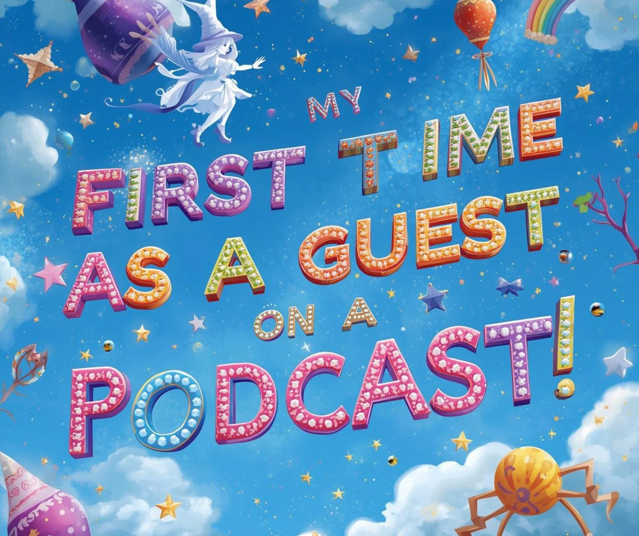 My very first time being a guest on a podcast!