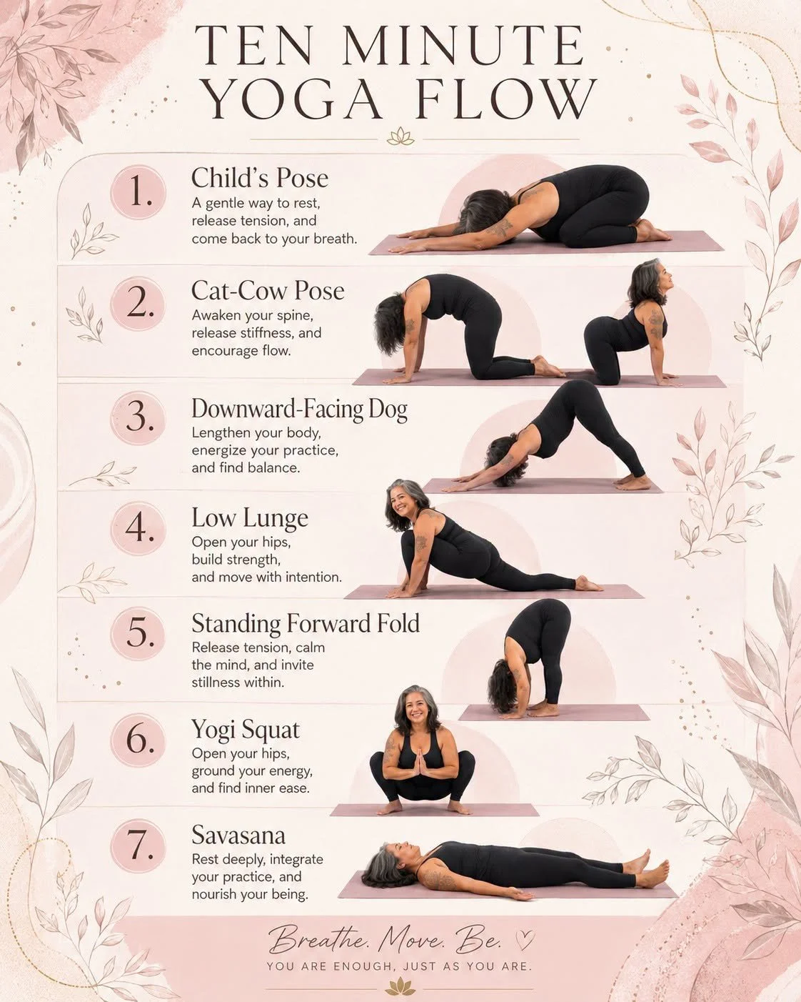 10 minute yoga flow…