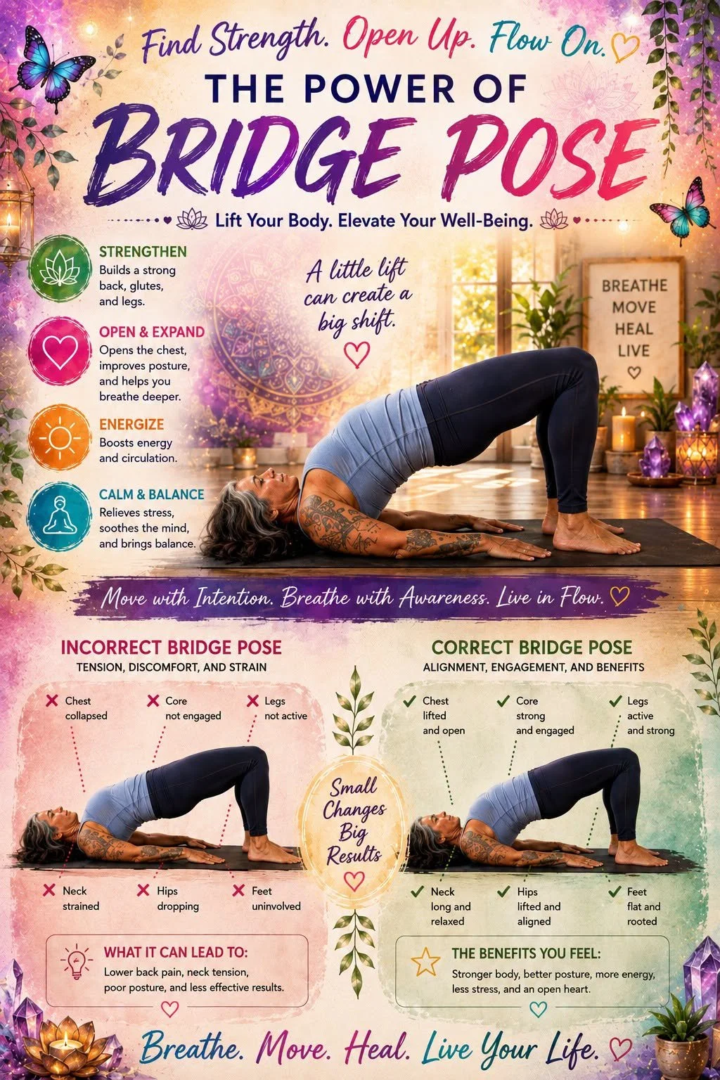 THE POWER OF BRIDGE POSE