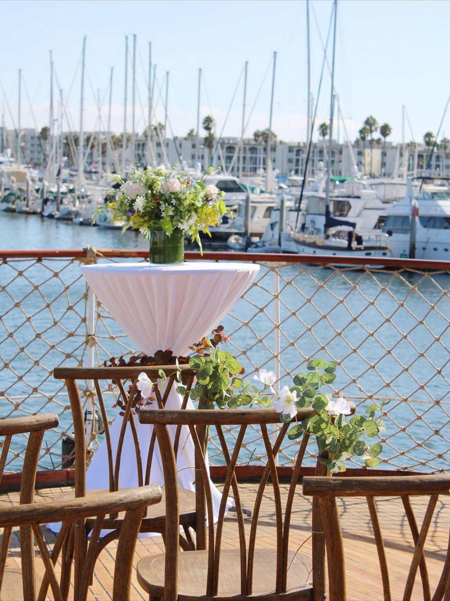 This view 🤝 your &ldquo;I dos&rdquo; 💍

#Northwind #NorthwindMDR #HistoricYacht #YachtVenue #MarinaDelReyEvents #WestLAWeddings #WaterfrontVenue #LuxuryEvents #LAEventSpace #OnTheWater #SunsetVenue #CoastalCelebration #OceanViewEvents #PrivateYacht