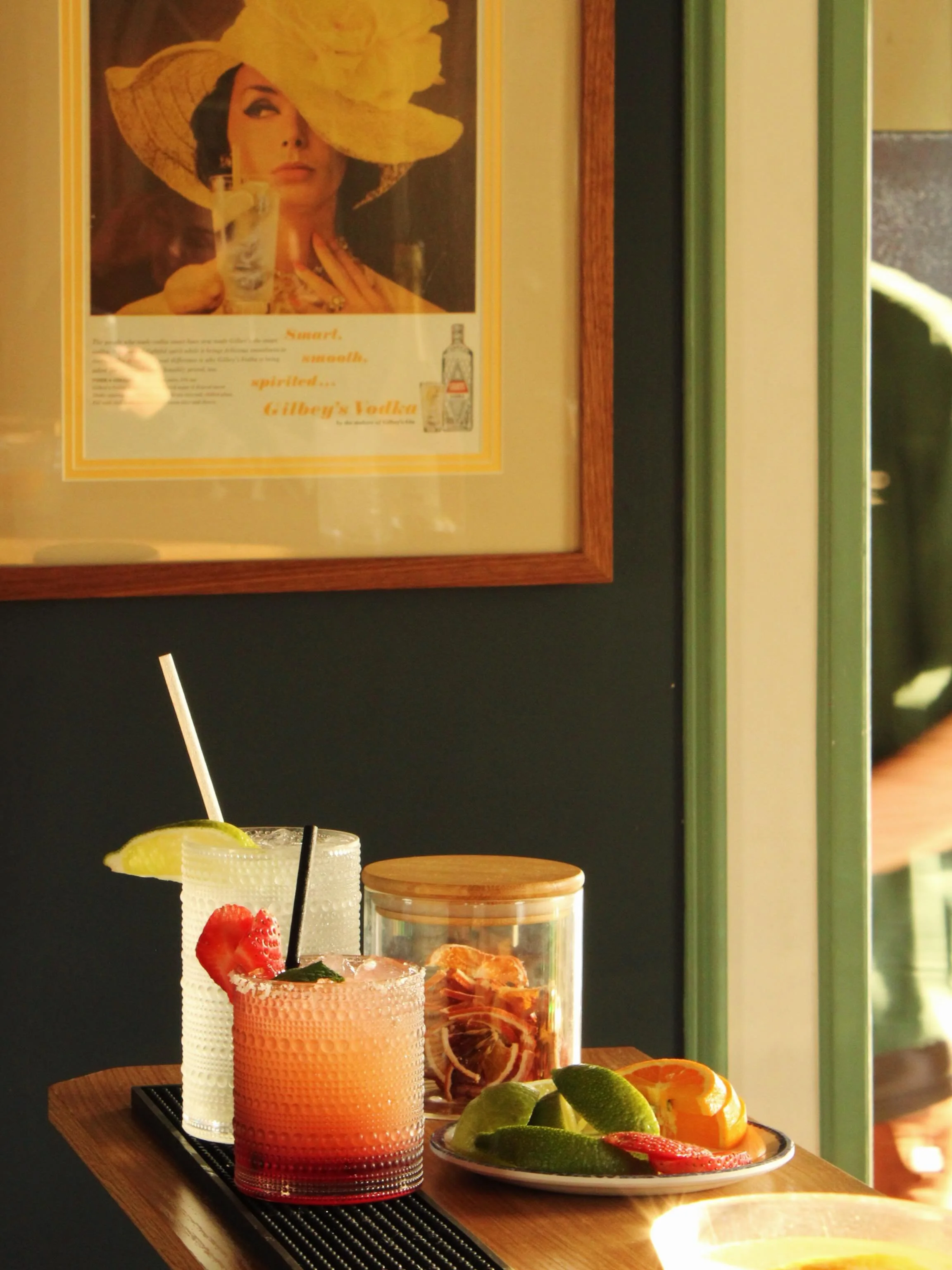 Say hello to your first sip of the night: the Scuttlebutt🍹⚓️

Back in the day, the &ldquo;scuttlebutt&rdquo; was the water barrel on a ship, aka the original hangout spot where sailors gathered to swap stories, spill secrets, and share a little goss