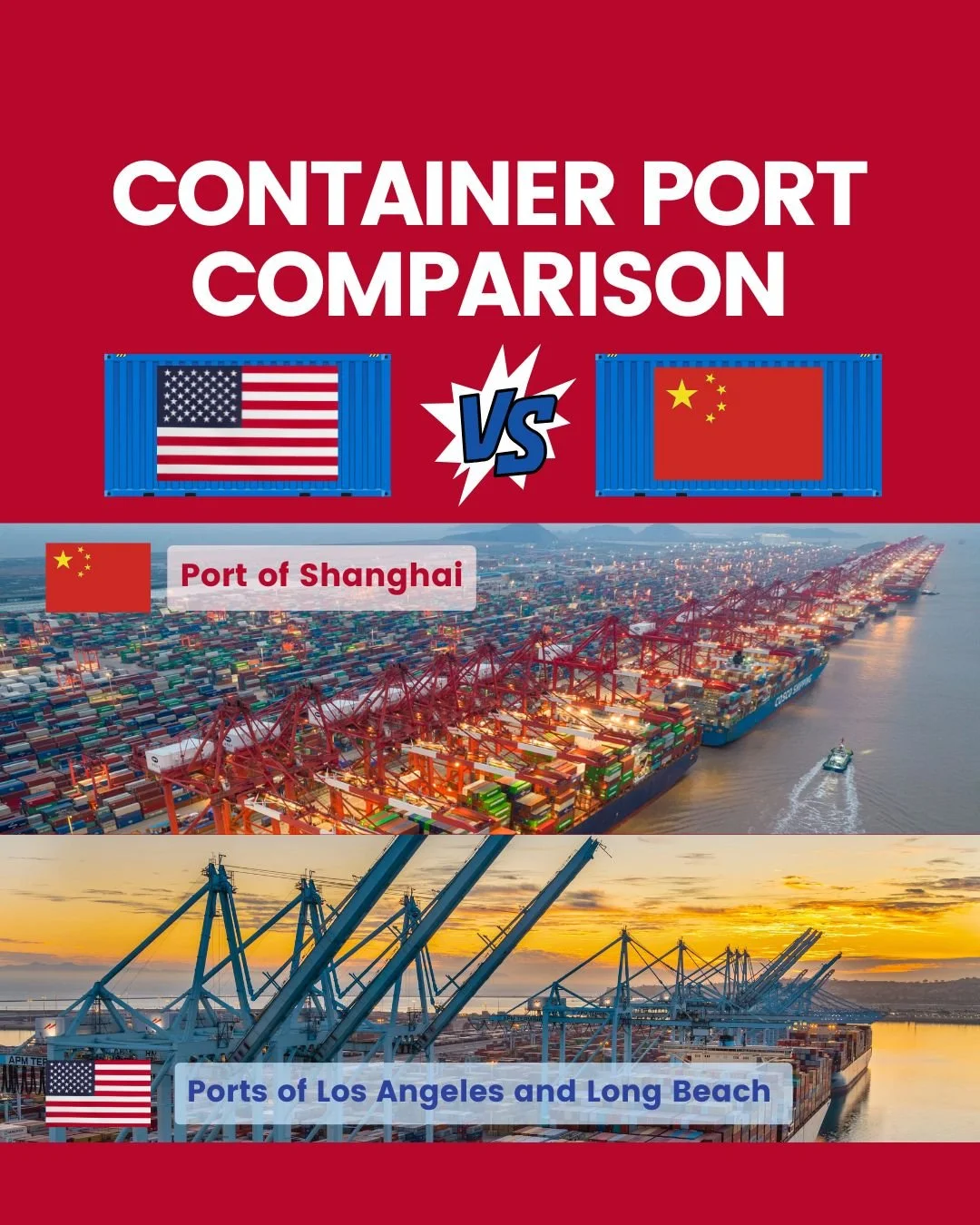 The Port of Shanghai typically moves more shipping containers per year than all US ports combined. Even in 2021, all US ports barely managed to support the number of containers moved in Shanghai according to Google AI. 2021 was a record container han