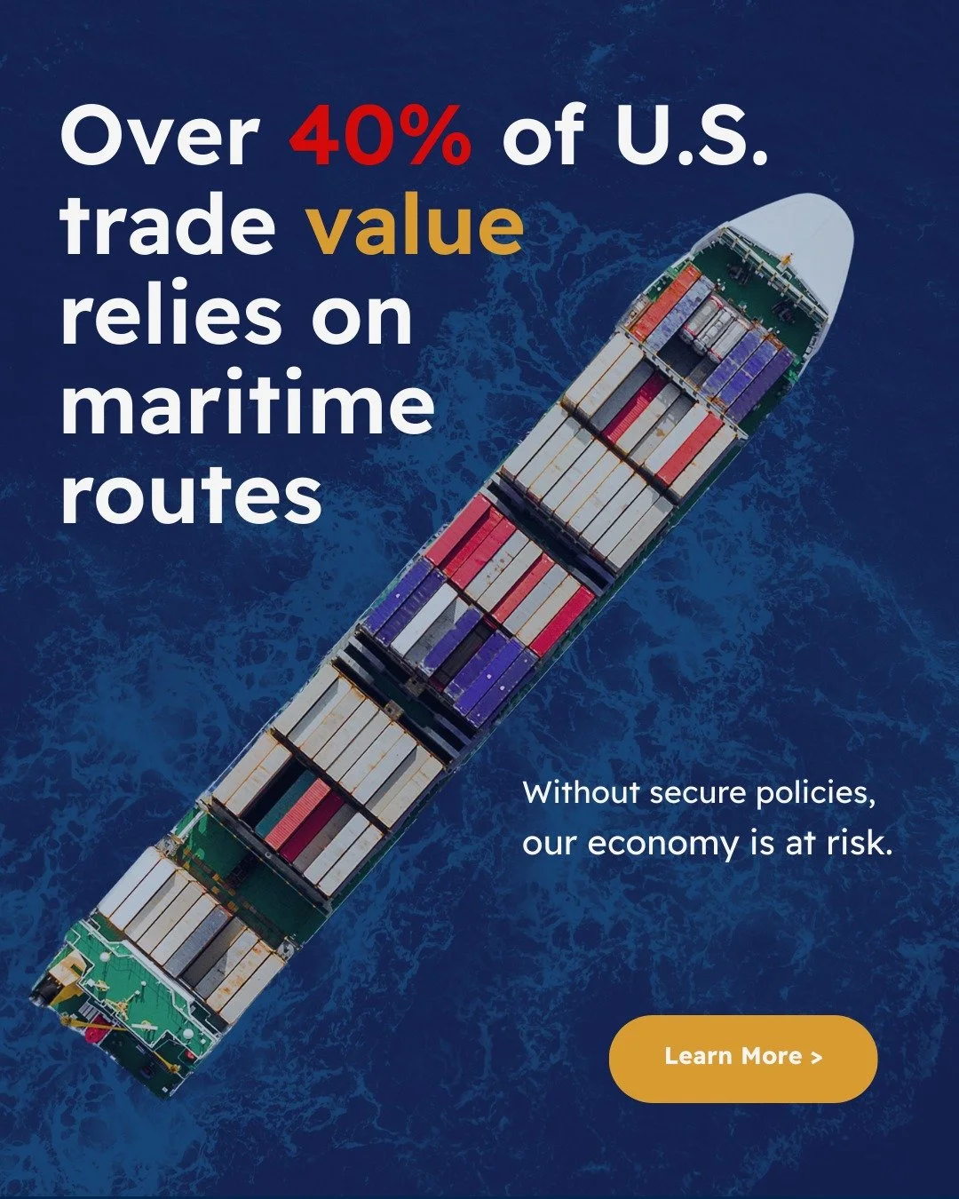 It&rsquo;s time to strengthen U.S. shipbuilding and mariner training, protect our supply chains, and ensure forward-thinking policies that safeguard America&rsquo;s economic future. 🚢🇺🇸

Support policies like the SHIPS for America Act that help ou