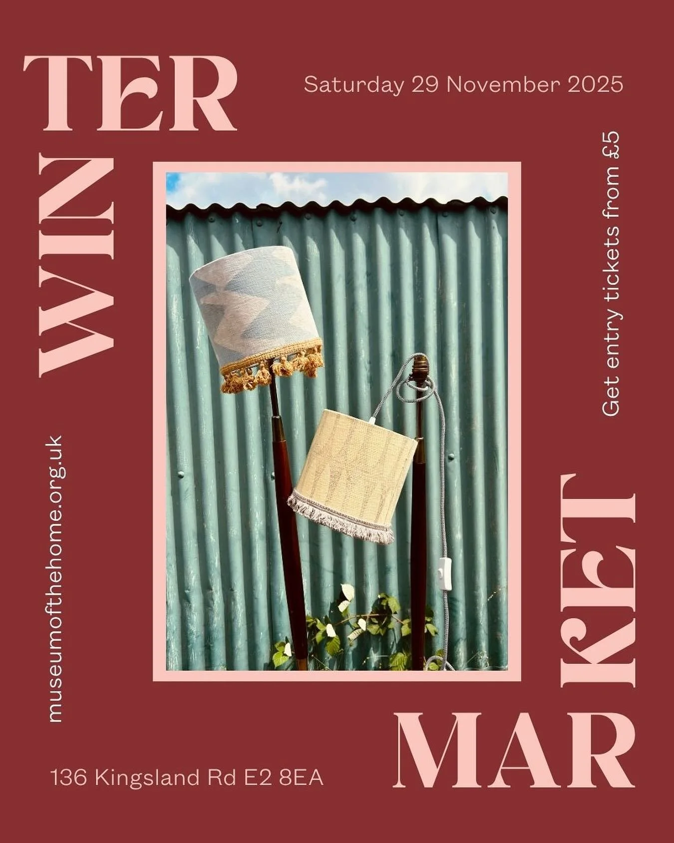 I&rsquo;m thrilled to announce that I&rsquo;ll be joining the Winter Market @museumofthehome on
Saturday 29 November! Over 40 independent businesses, artists, and makers will be
popping up with artisan wares to kick off the festive season. I&rsquo;ll