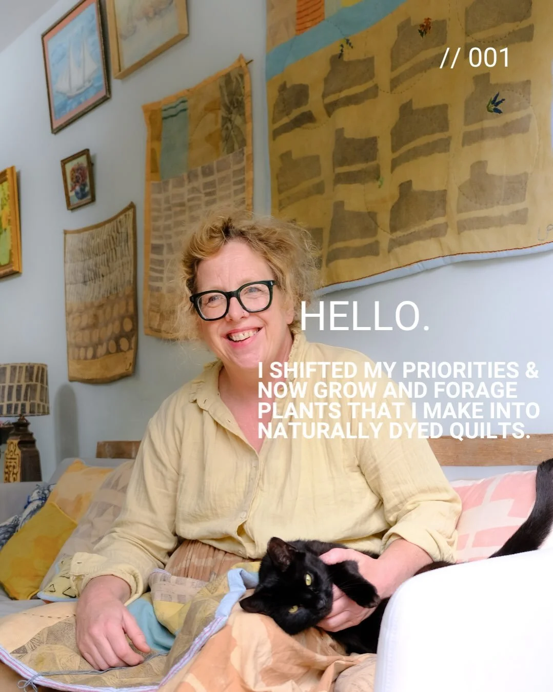 Hello.
A few things about me :
In all the outakes from the first photo (when I was without a cat) I looked miserable 🐈&zwj;⬛
I need to be near the sea or I get twitchy
When I was 18, I used to make my Friday pub outfit in the afternoon
I have 3 cats