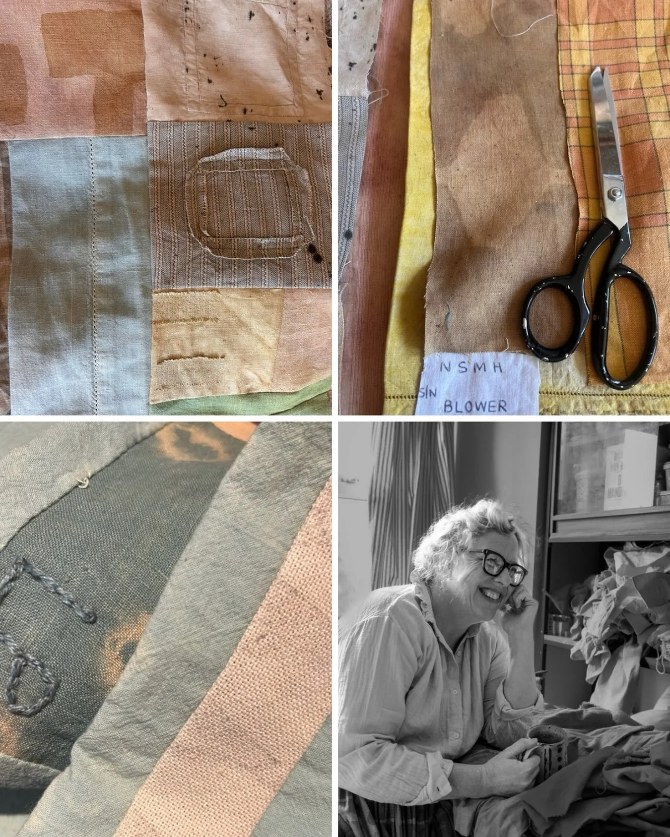 I seem to have returned from my summer holiday (on the Isle of Wight), to the start of the Autumn.🍂 
Which does mean celebrating the first windfall walnuts, and a desire to stay inside stitching.
So not all bad 🤎🤎