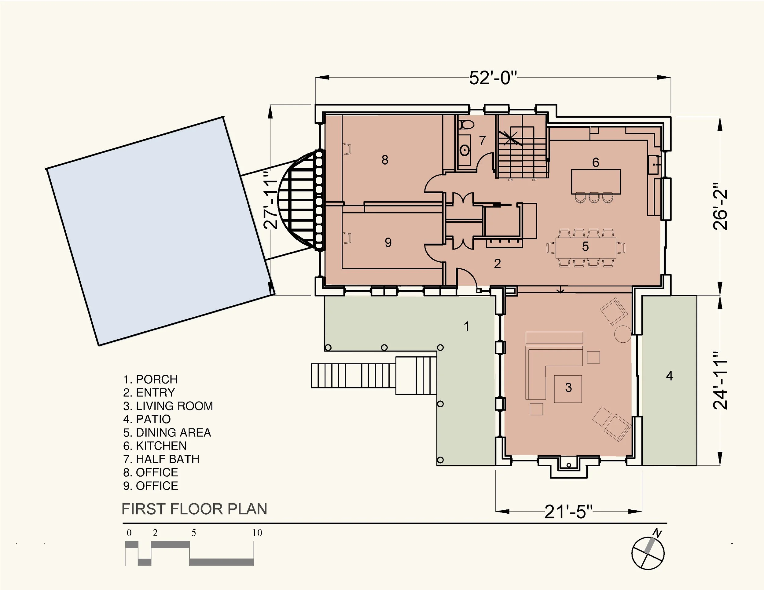 FIRST FLOOR  PLAN - COLOR..jpg