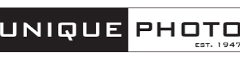 Logo with the words "UNIQUE PHOTO" and "EST. 1949"