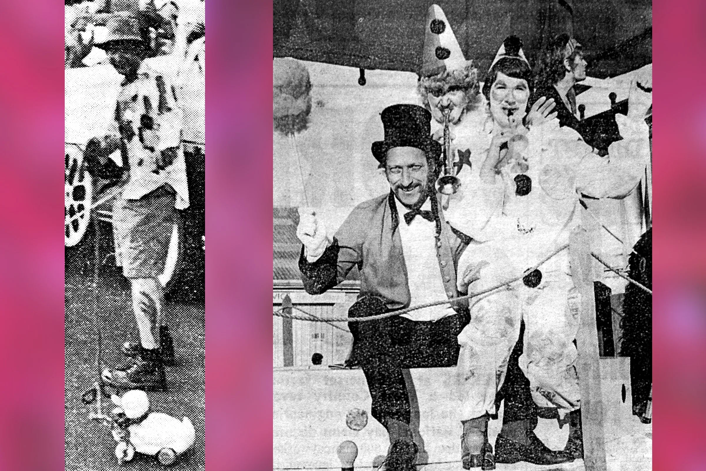 Peter Ward and his Amazing Duck; Circus Escapades - JW Singer Sports & Social Club