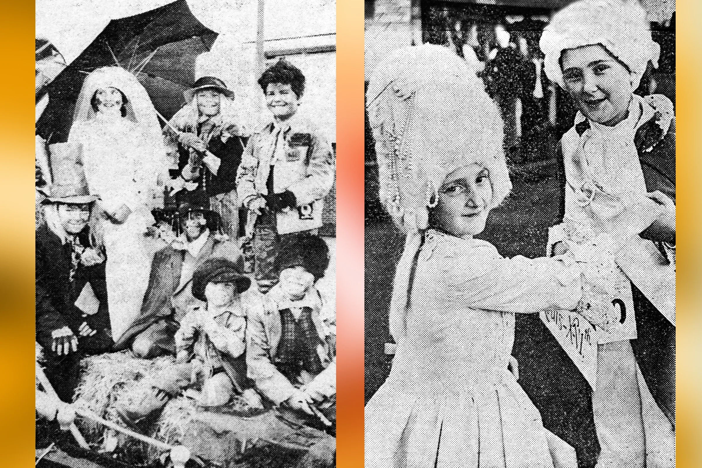 Worzel's Wedding - Oldford Residents; Marie Antoinette & Louis XVI - Rosalind & Janice Evans