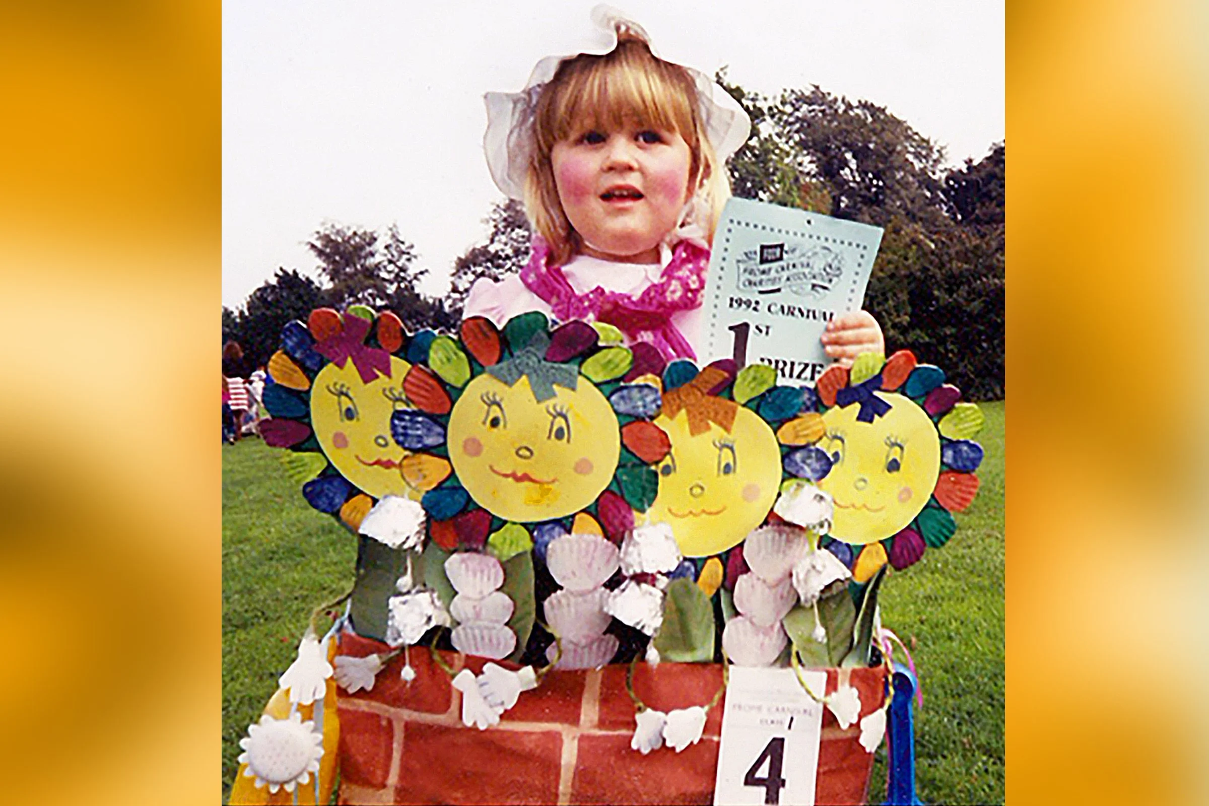 Mary Mary Quite Contrary - Joanna Davis winning first prize in her class