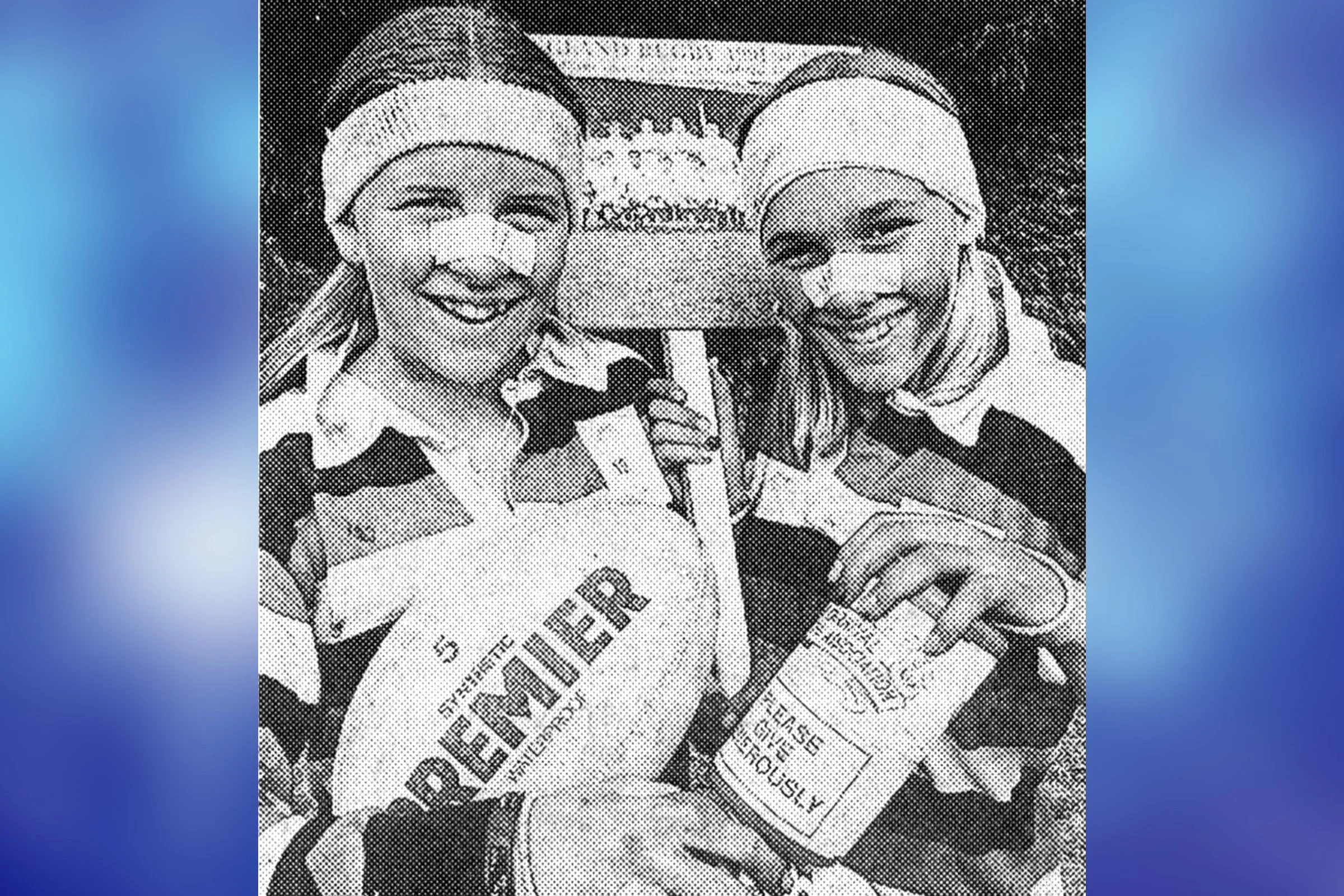 Raver Rugby Rollers Rachel Noad & Vicky Moon