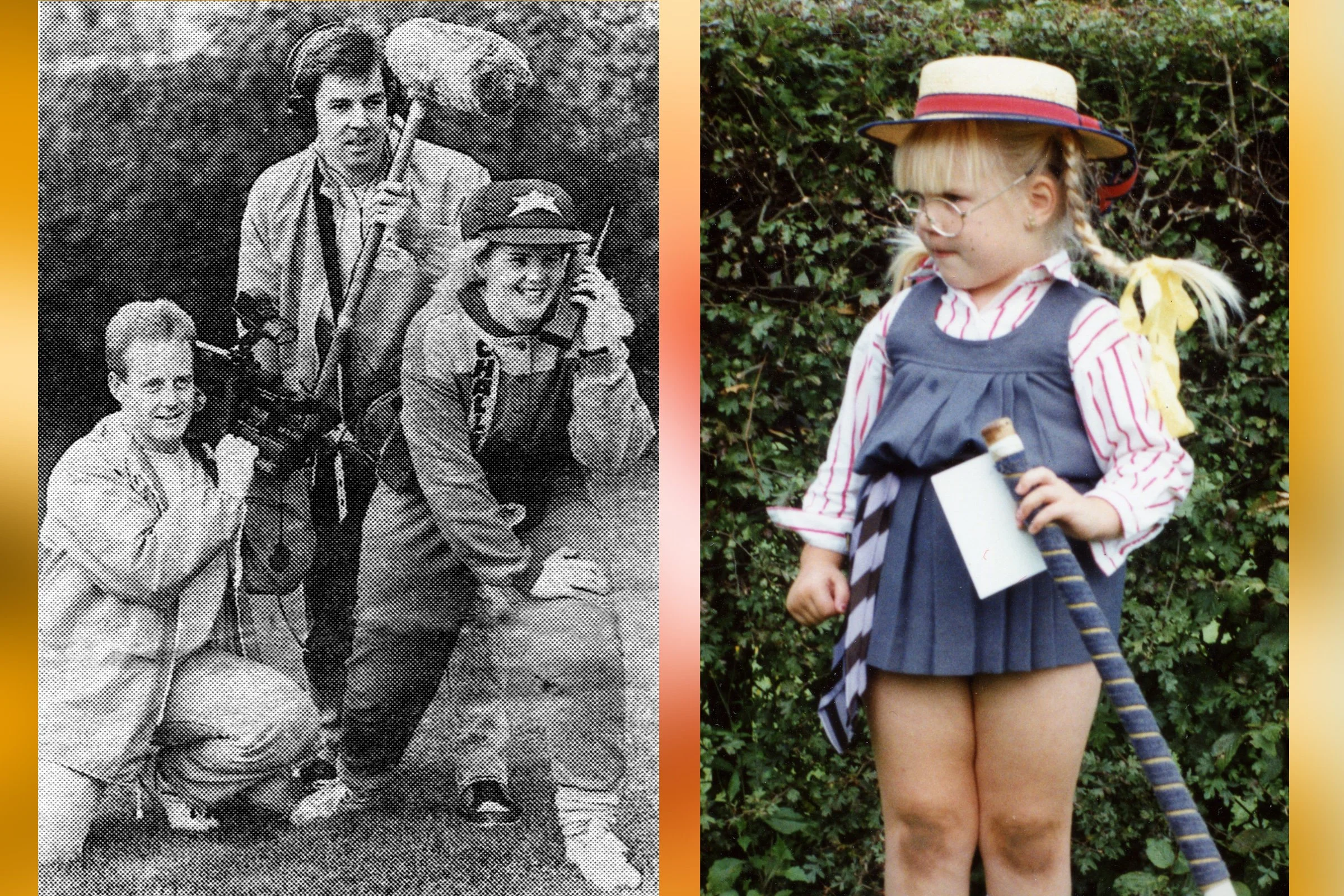 Challenge Anneka - Abigail, Malcolm & Jeremy; Junior St Trinians - Claire Hill