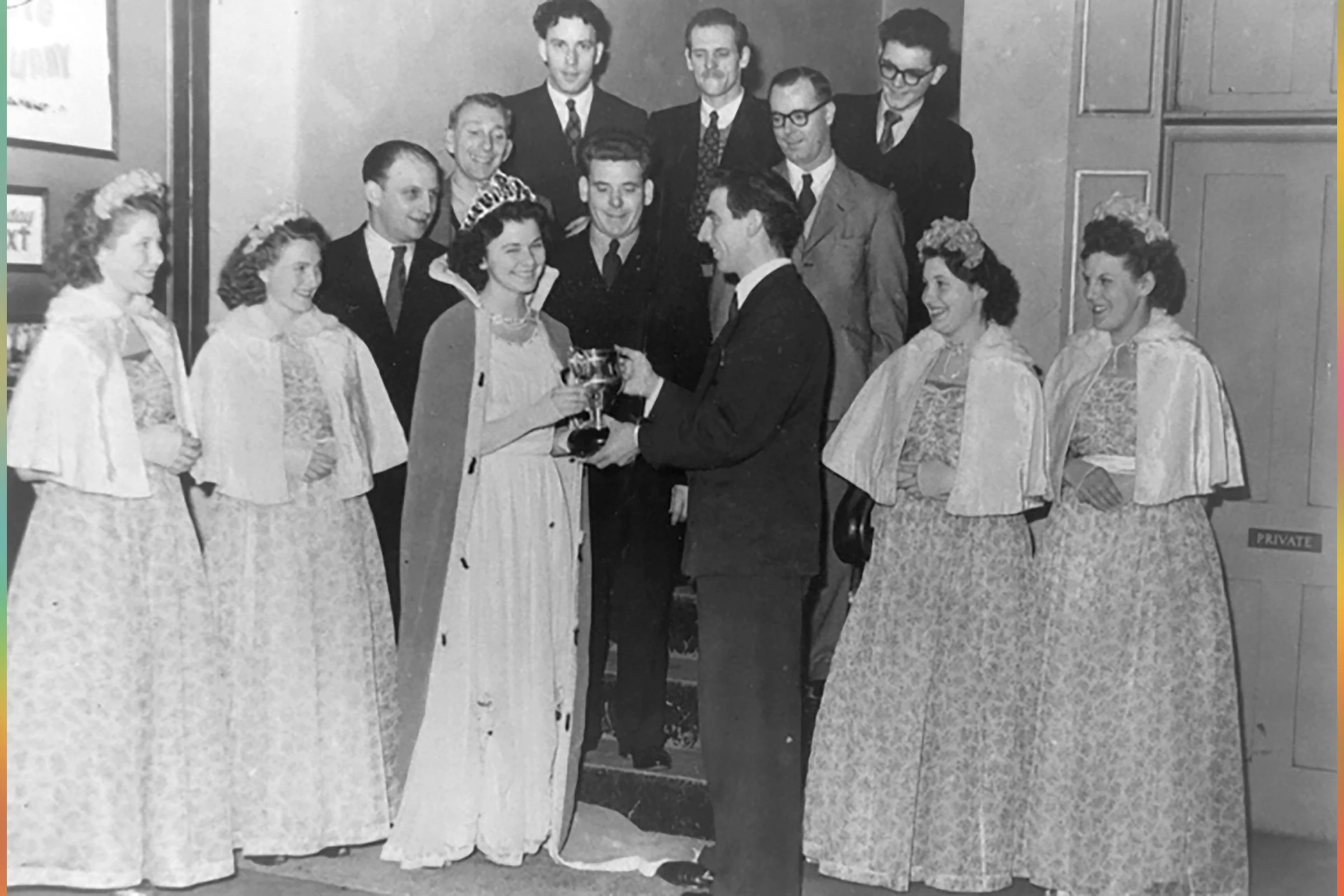  VALERIE  with MARGARET CHALMERS, LILIAN BROWN, JEAN FUNNELL & KATHLEEN GREENING 1952