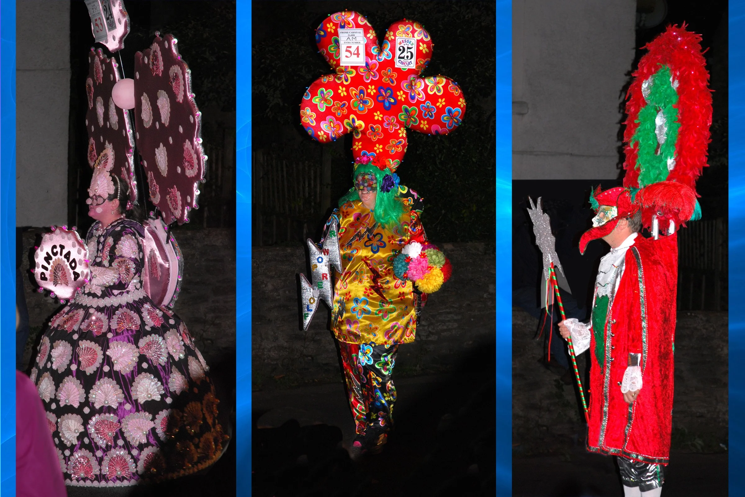 Pinctada - Carina Haines; Power Flower - Abbie Haines; Behind the Mask - Kevin Sivell