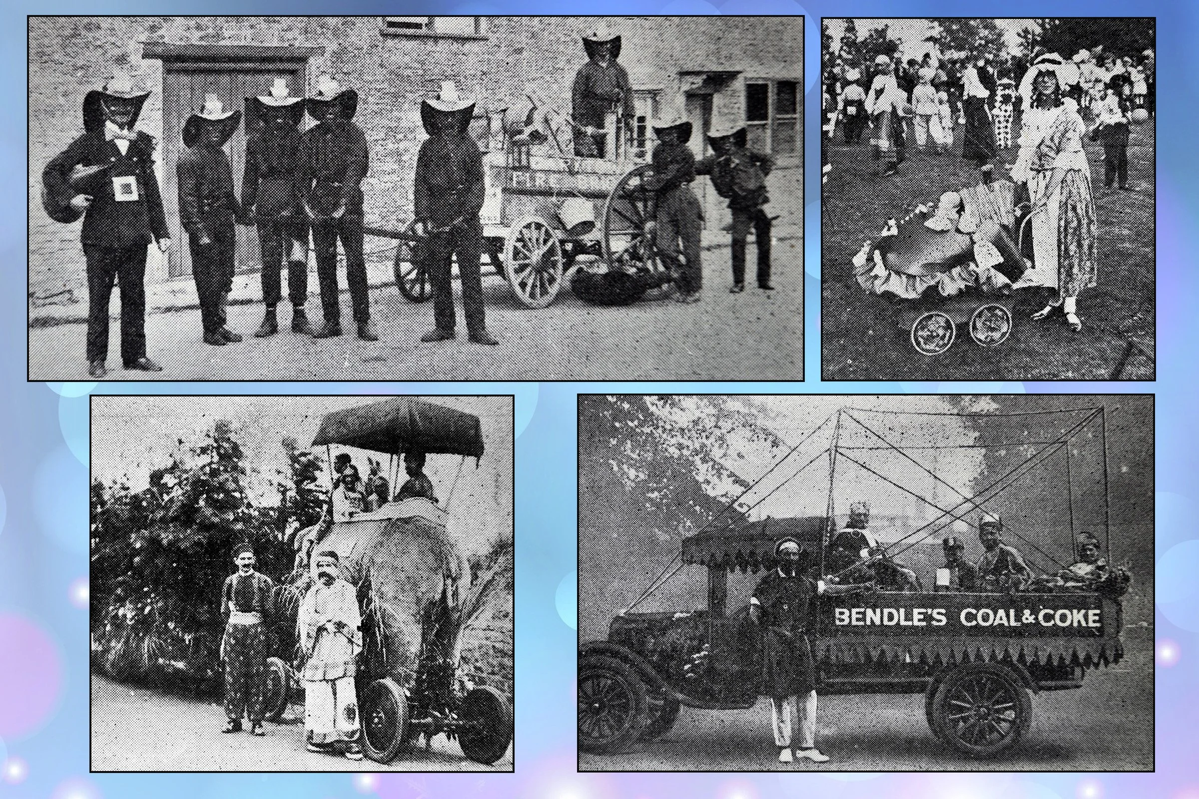 Darktown Fire Brigade; Old Woman Who Lived In A Shoe - Muriel Russ; INDIAN RAJAH & JUNGLE SCENE by Butler & Tanner; Bendles Coal Truck.