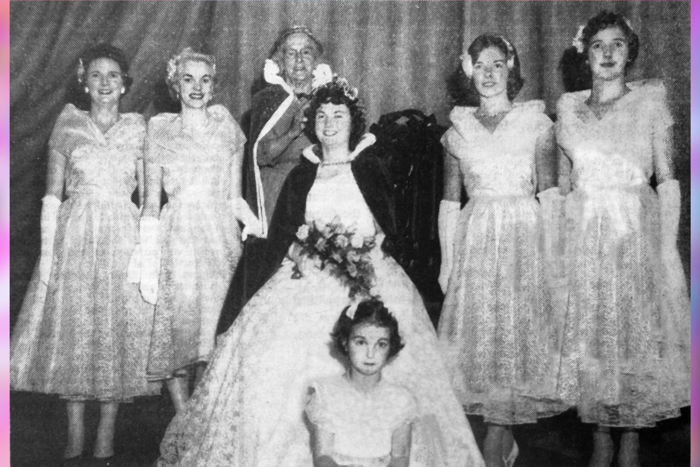  BARBARA  with PAT BURNS, DAPHNE BLACKHALL, PAULINE BATEMAN & JULIE PILLINGER 1958