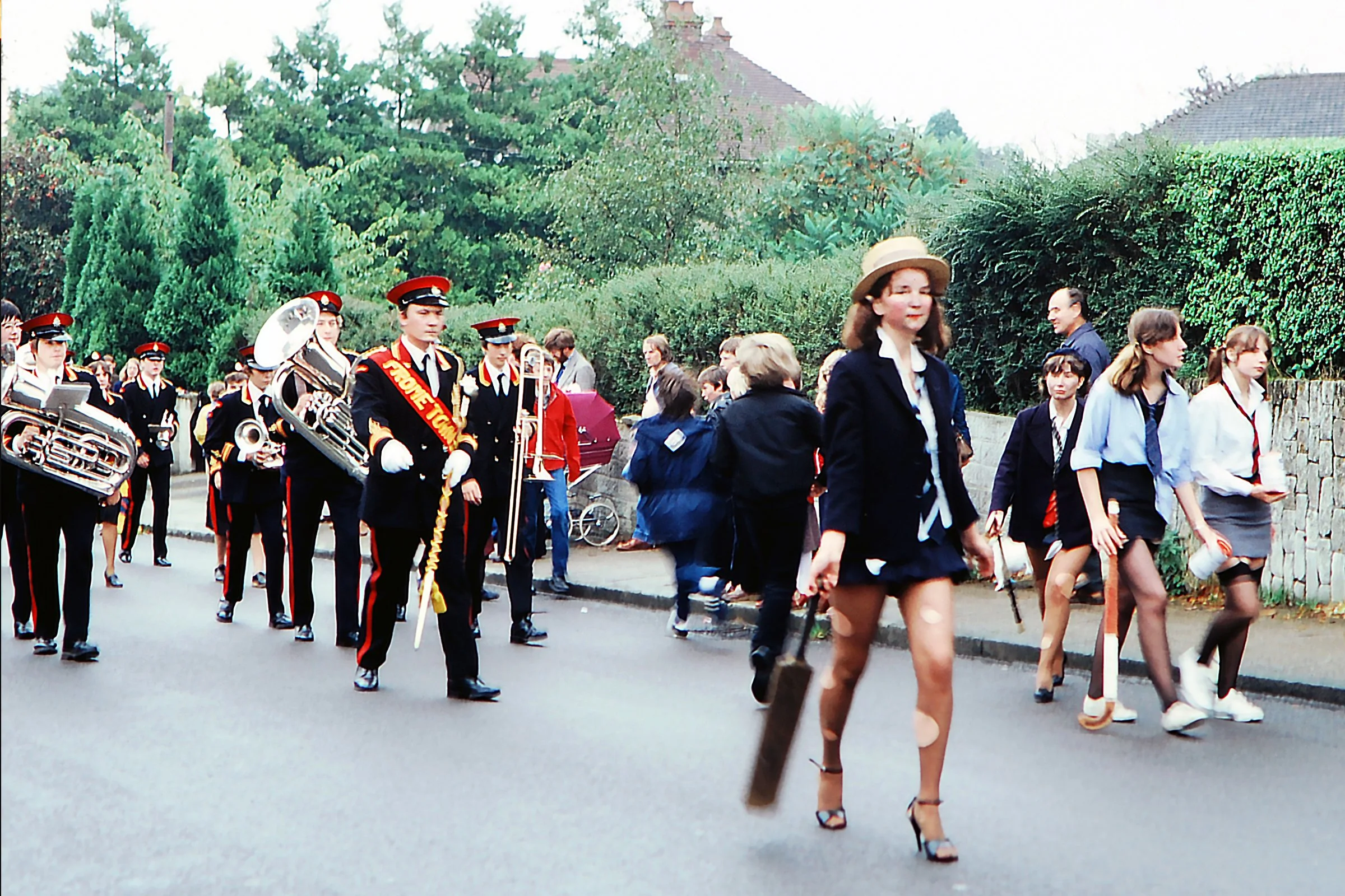 Frome Town Band in Children's Parade