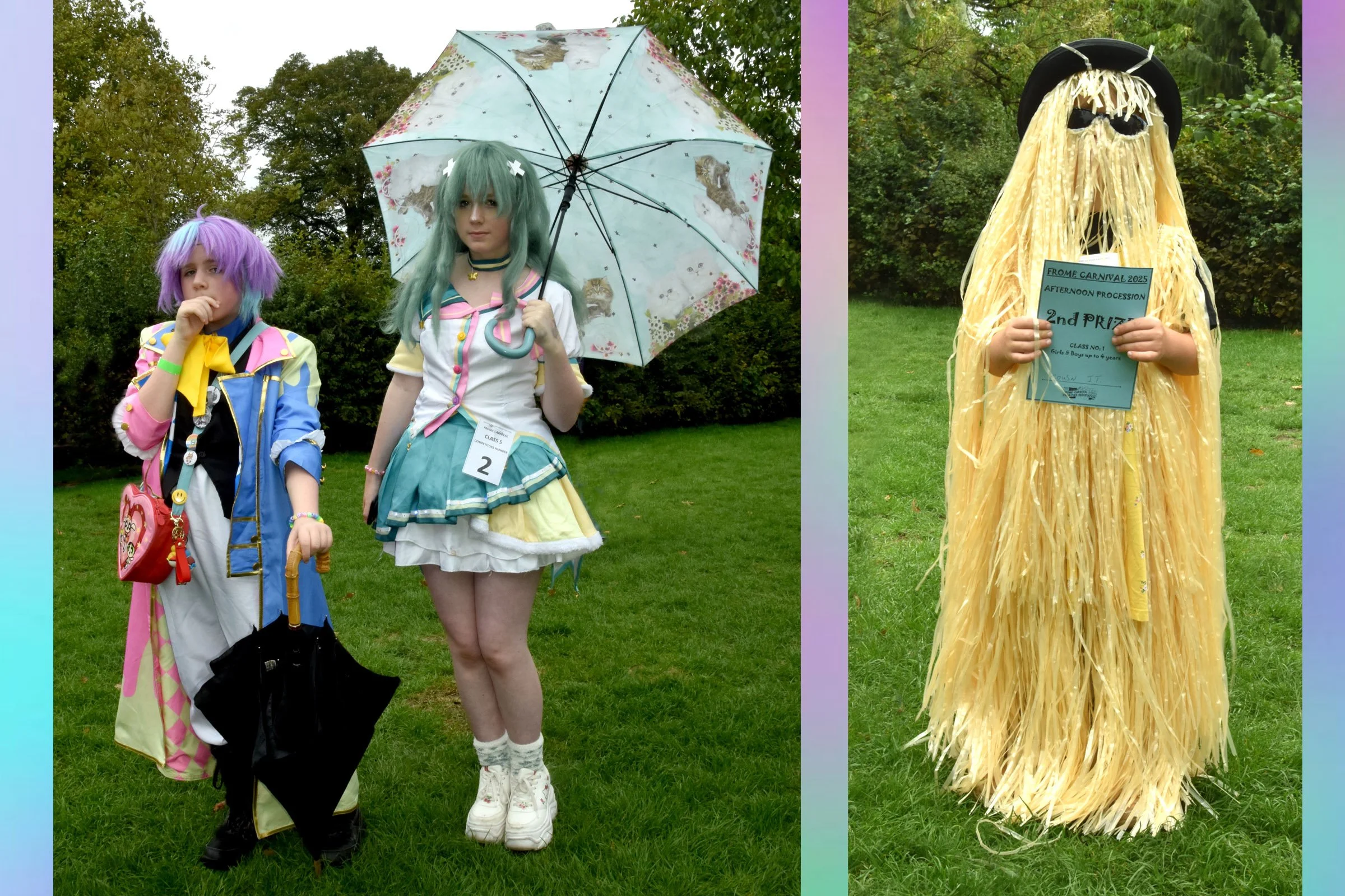 Rui & Nene - O & K Head; Harry (Gorgons Jnr CC) Cousin IT