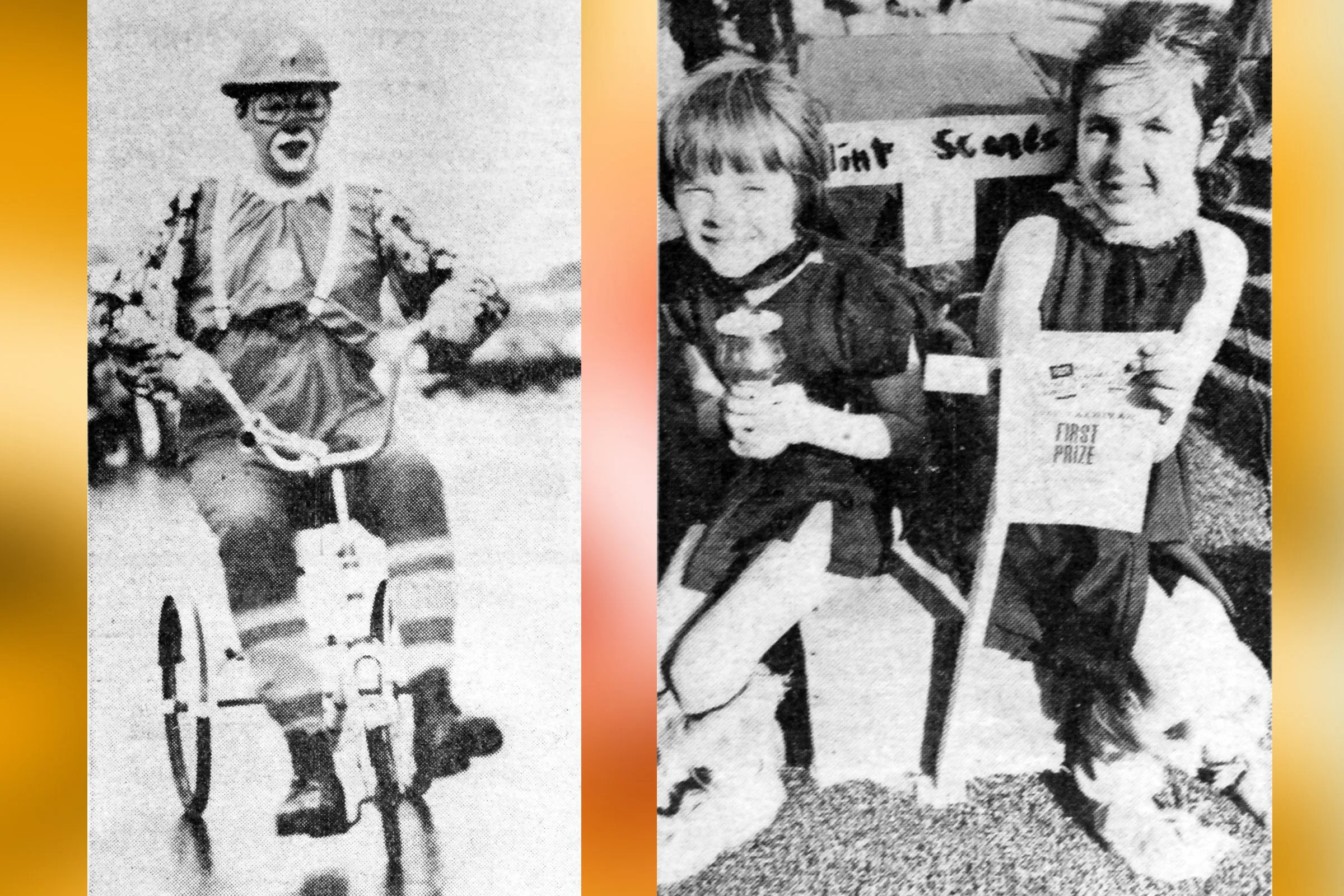 Clown - Jerry Place; Flintstones - Amanda Wood & Angela Hopkins