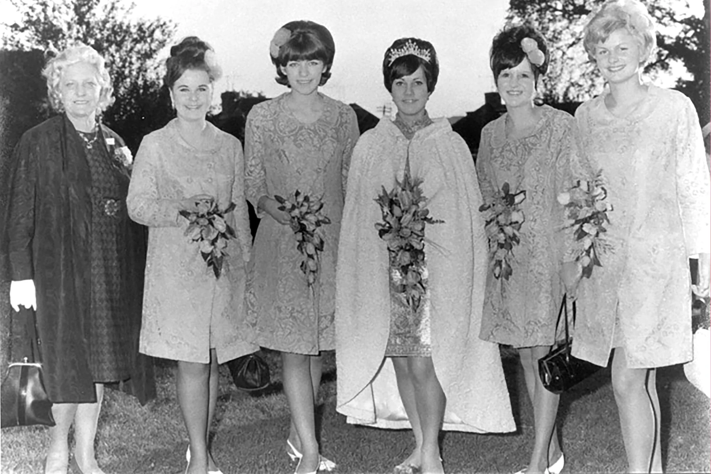  PAT  with MARY GLOVER, ANDREA EDGELL, CHRISTINE WHITTINGTON & SHIRLEY EDWARDS 1967