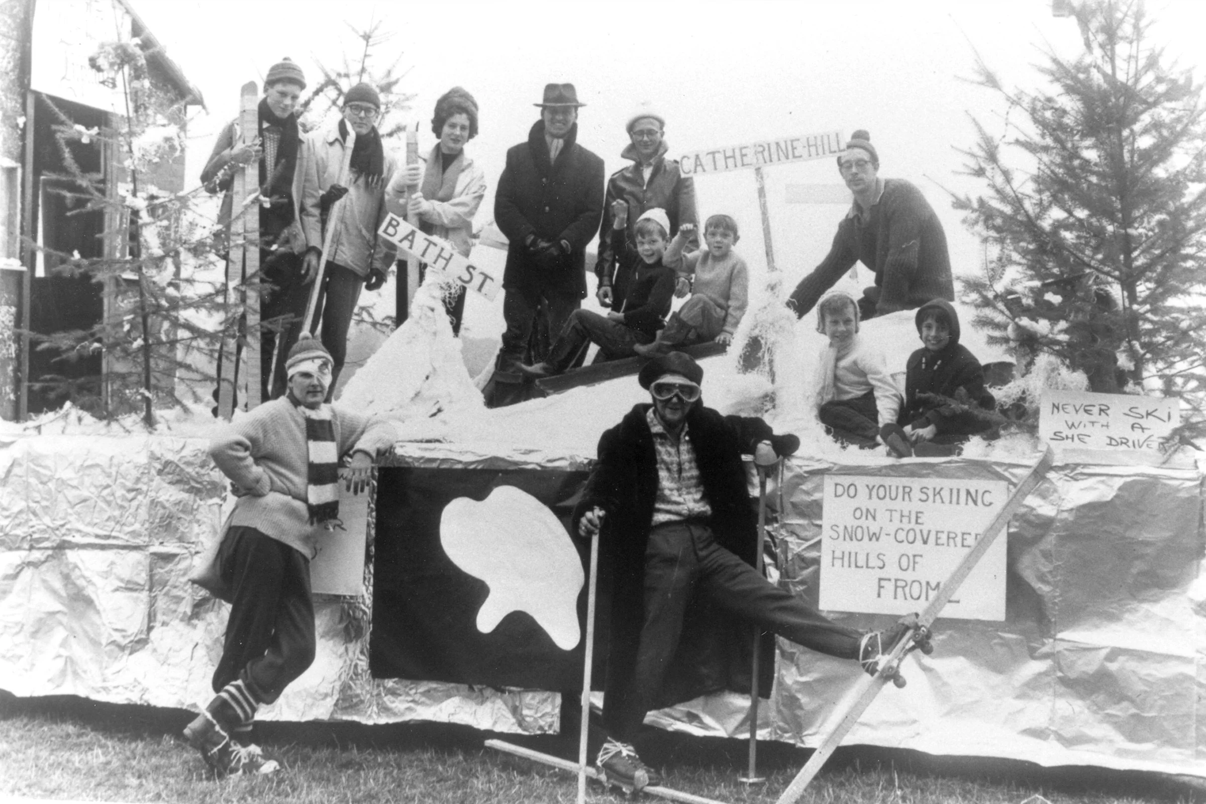Frome in Winter 1963 - Hillman Print Works, Keyford