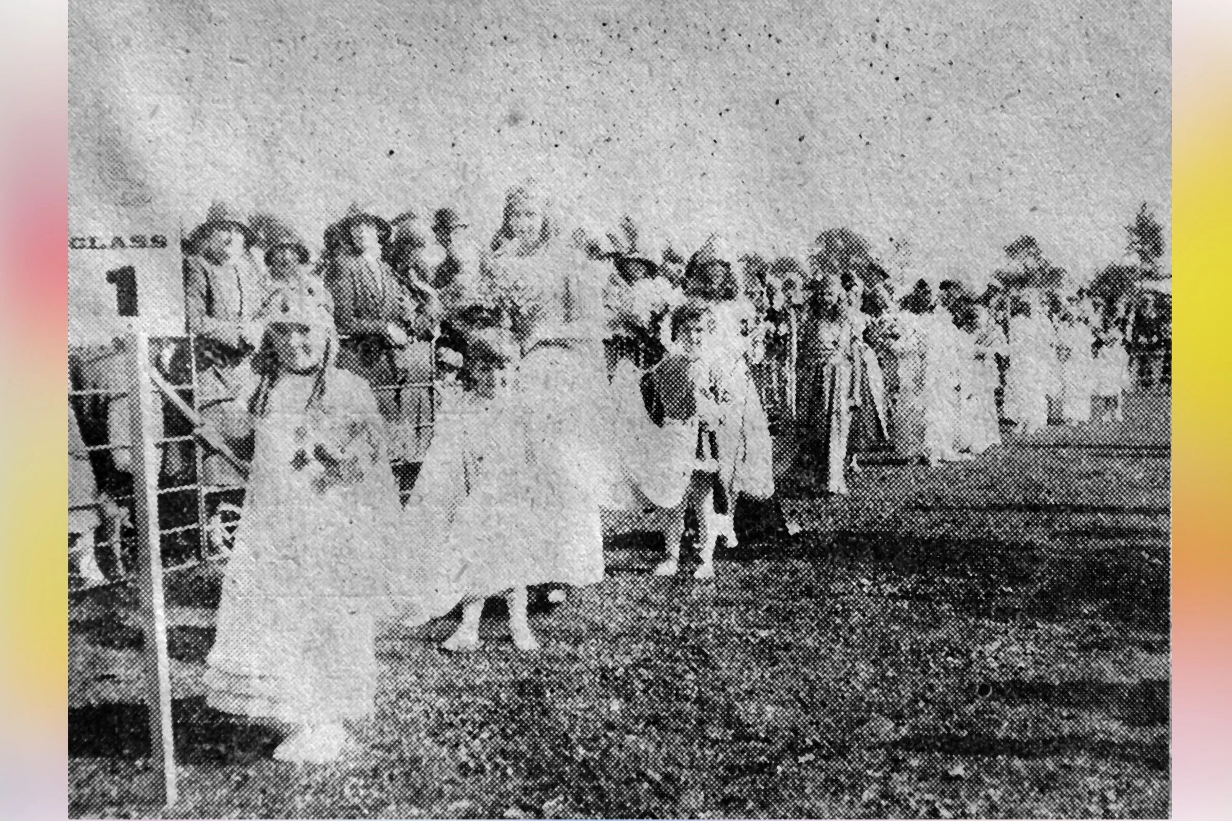 Children at choosing ceremony 1933
