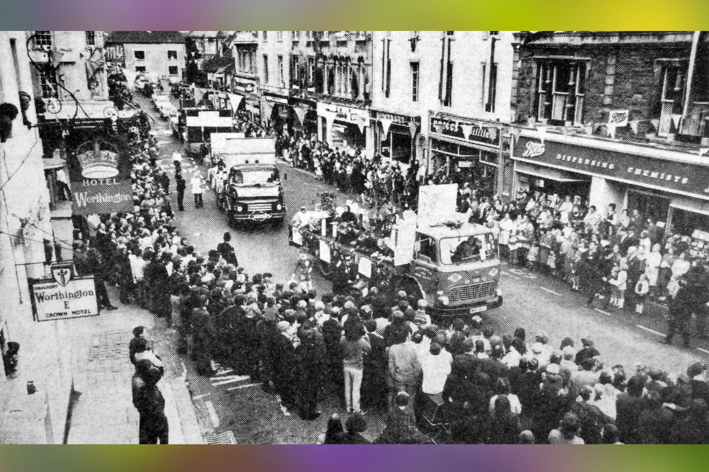 Evening procession through the Market Place