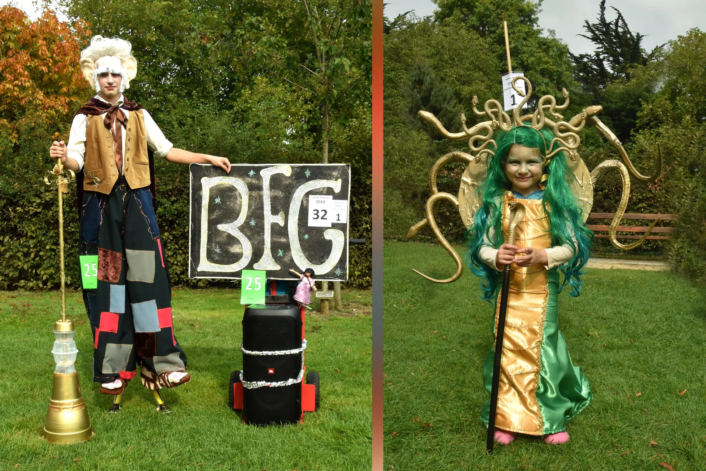 BFG - Edward Buttress; Mesmerising Medusa - Beatrix Ealson-Woodhouse