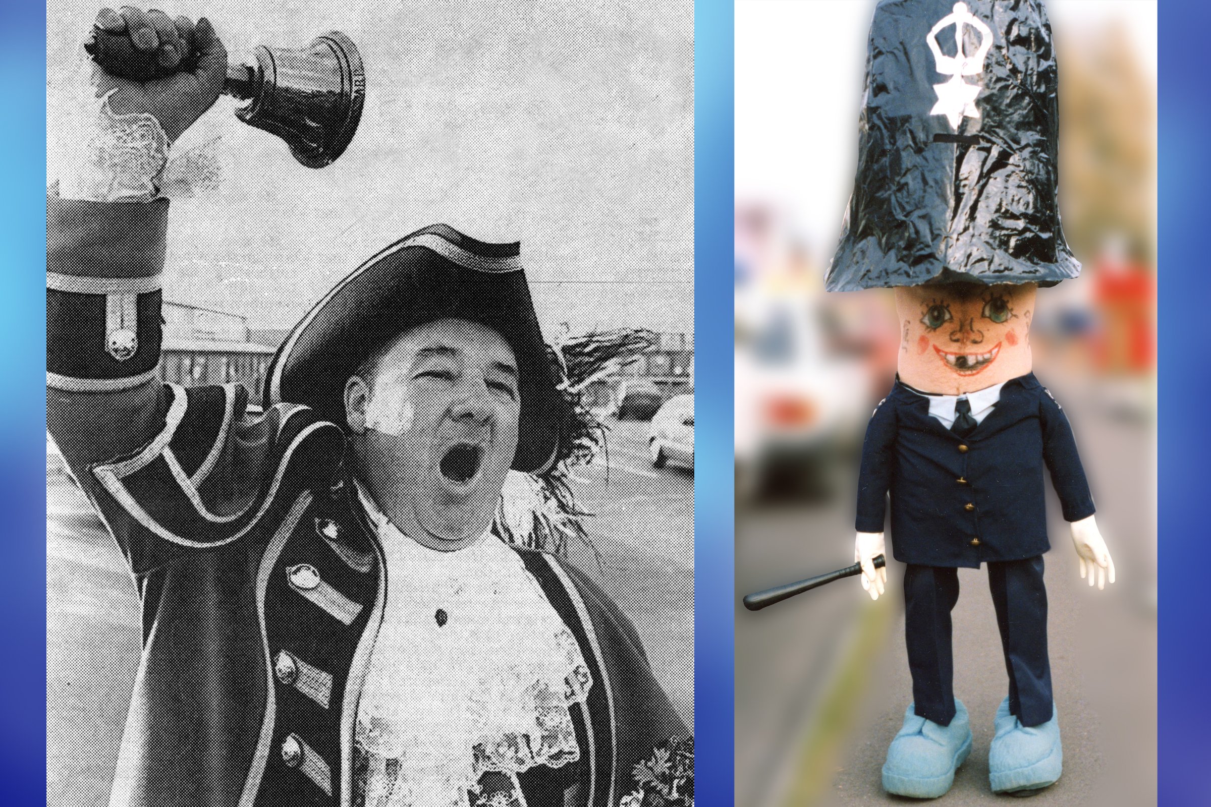 Town Crier Steve Haberfield; The Laughing Policeman