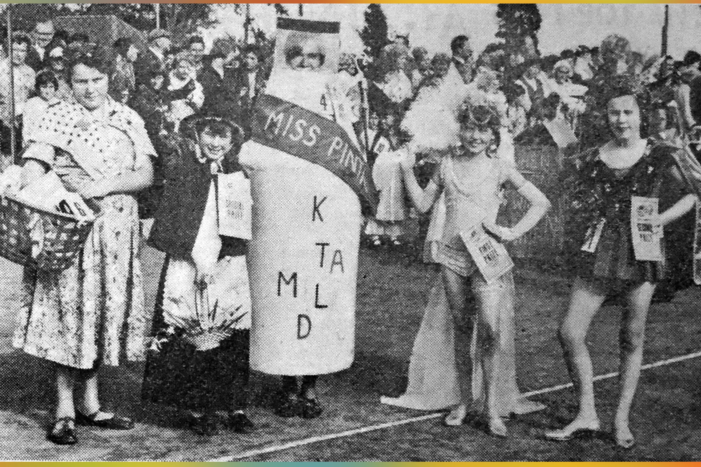 Irish Washer Woman - P Parsons; Welsh Girl - M Lewin; Miss Pinta 1967 - P Watts; Bluebell Girl - G Butler; A Martian Maiden - L Butler