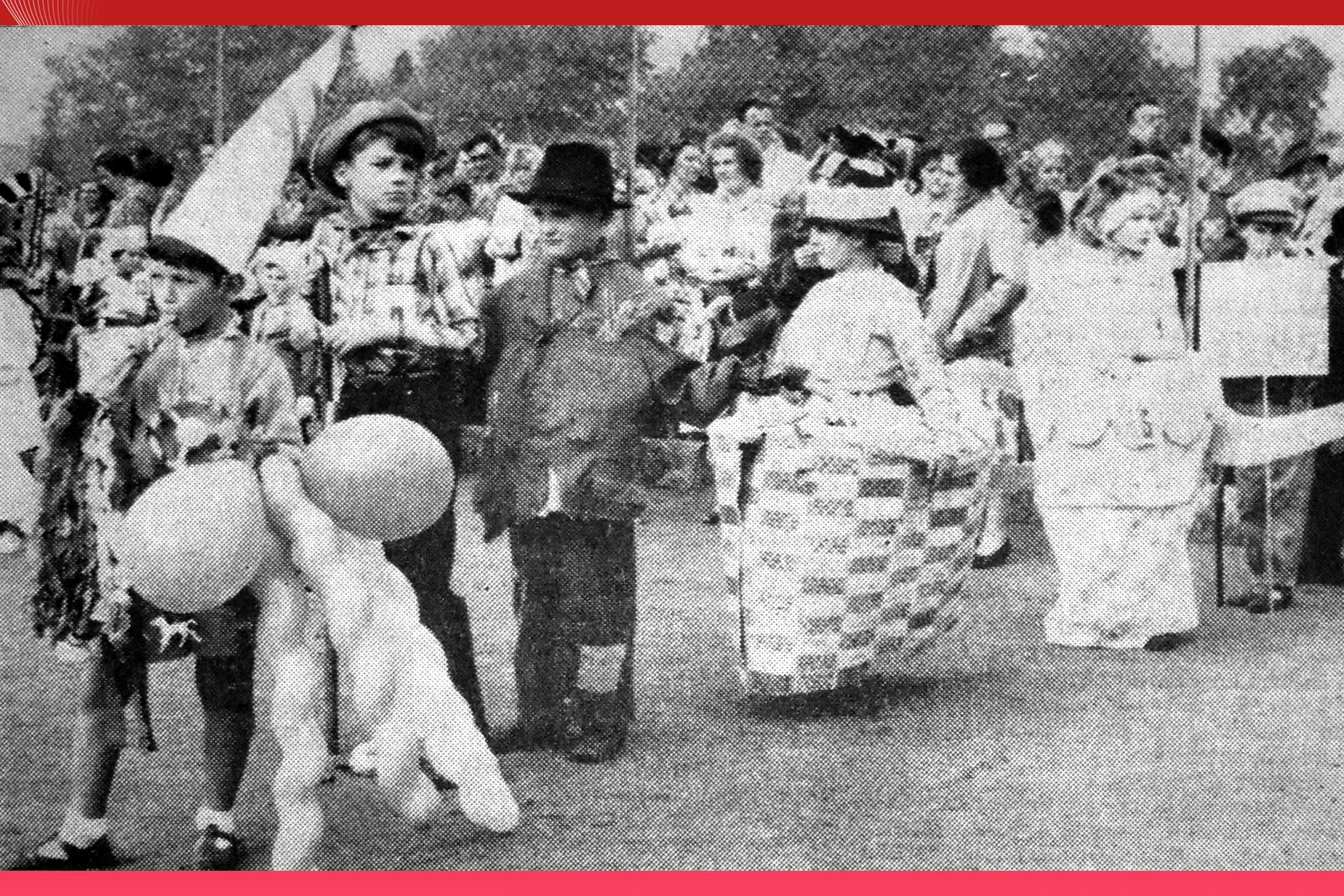 Group of Children's entries in the park