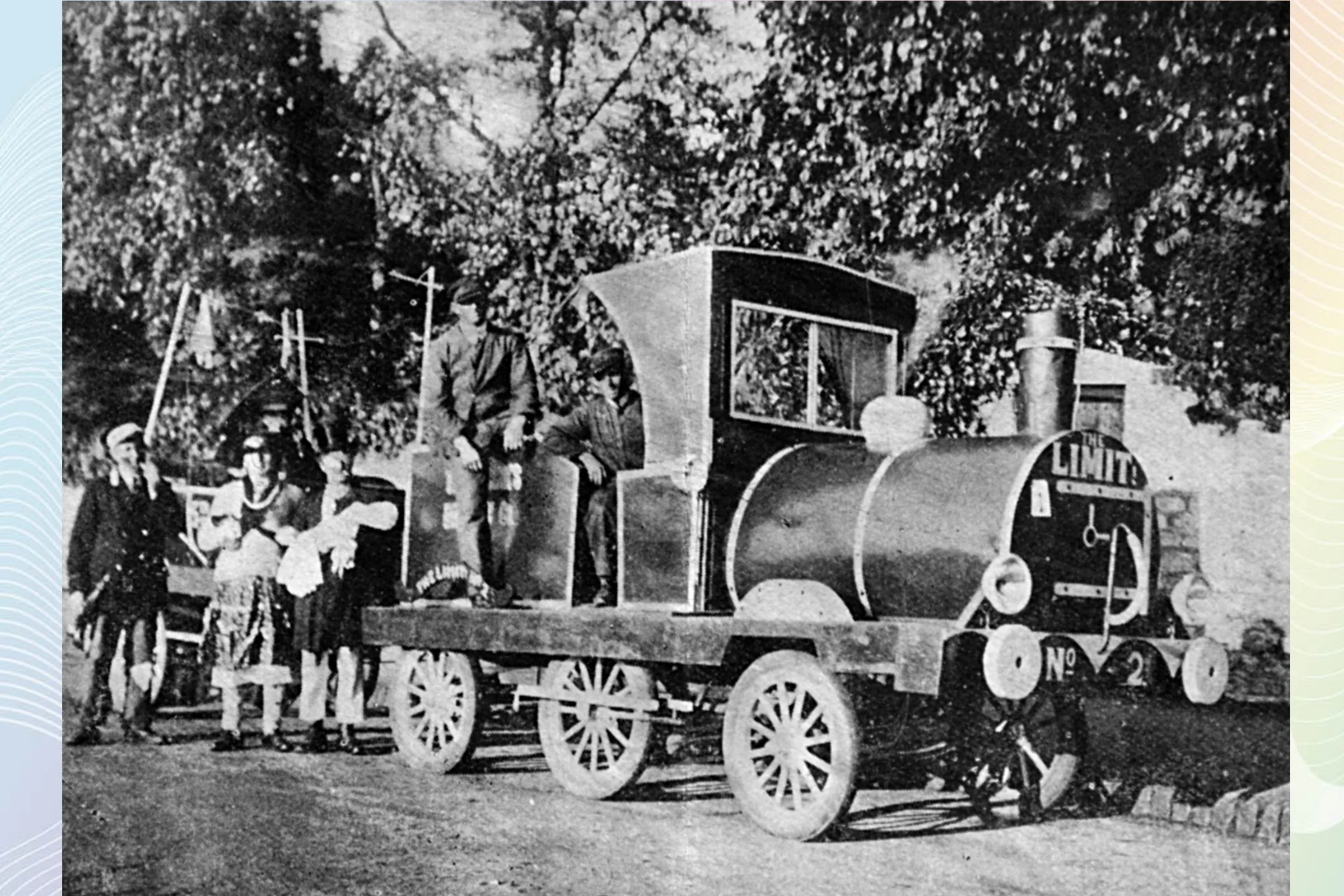  COMIC RAILWAY ENGINE  by Harry Cooper