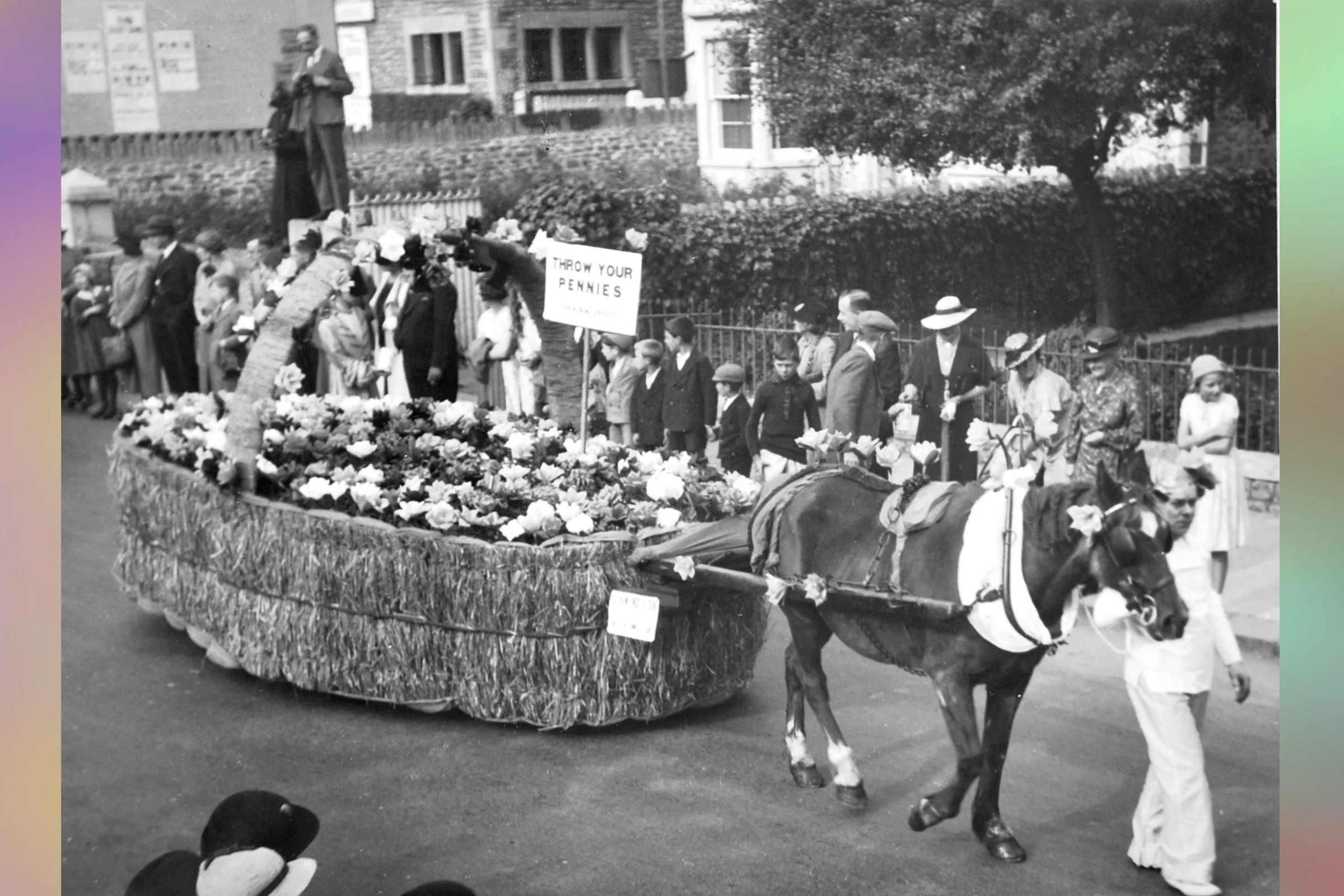  Basket of Flowers  Collecting Float