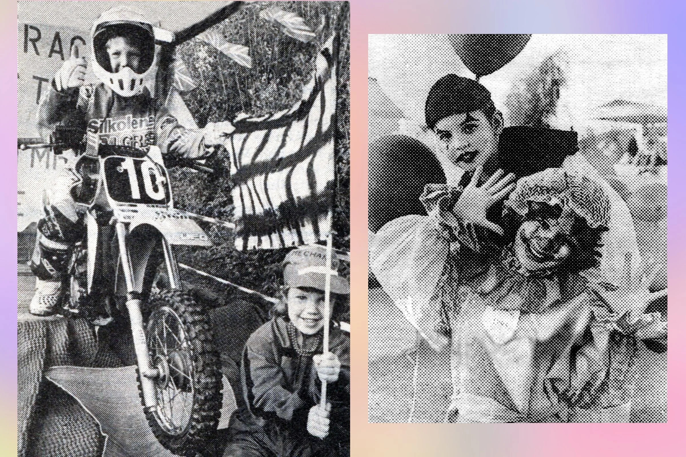 Junior Motor Bikes; Clown & Pierrot Sarah & Laura Parker