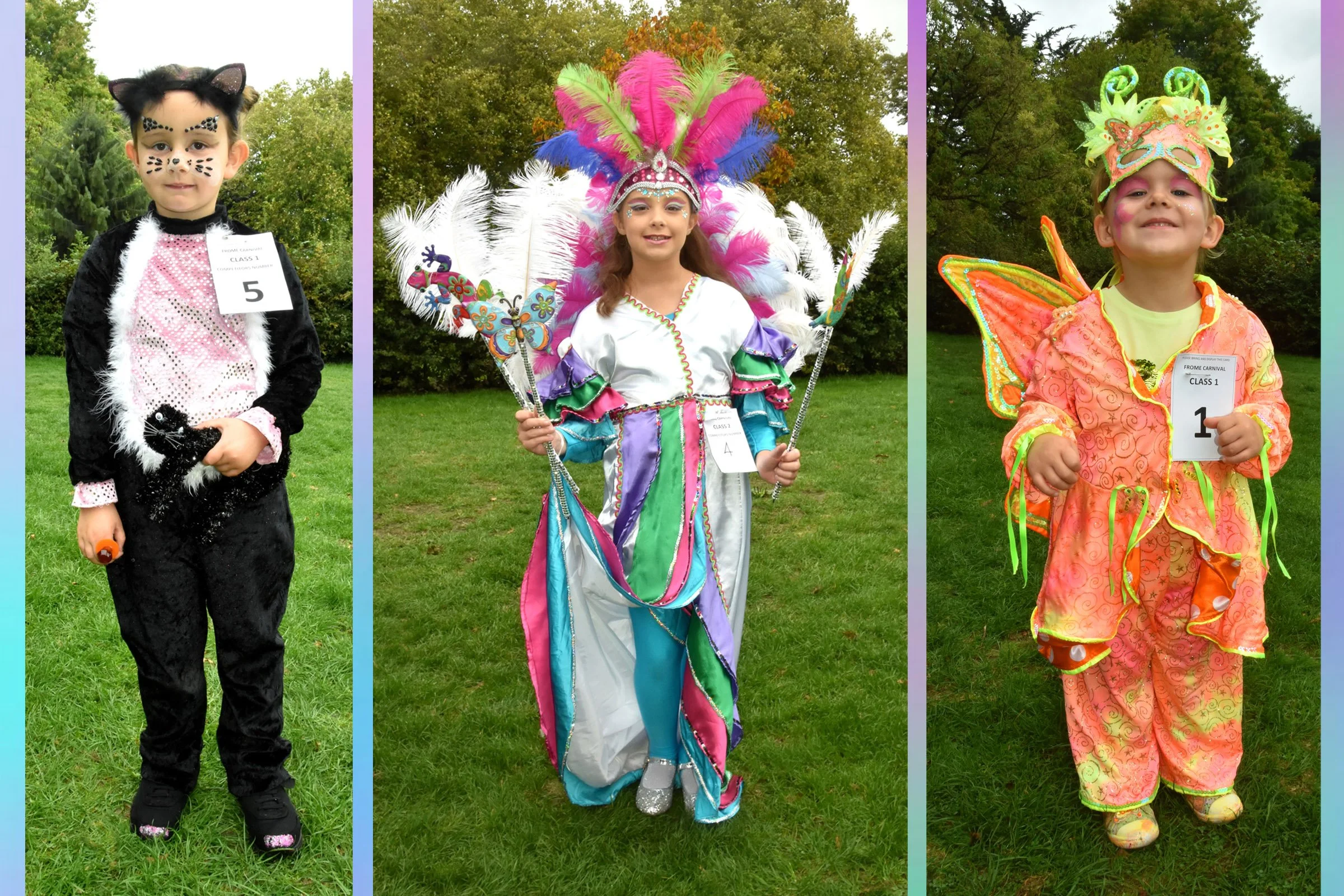  Black Cat - Aria Rosewhite;   Calypso - Ella Capper; Butterfly Masquerade - Sophie Streets