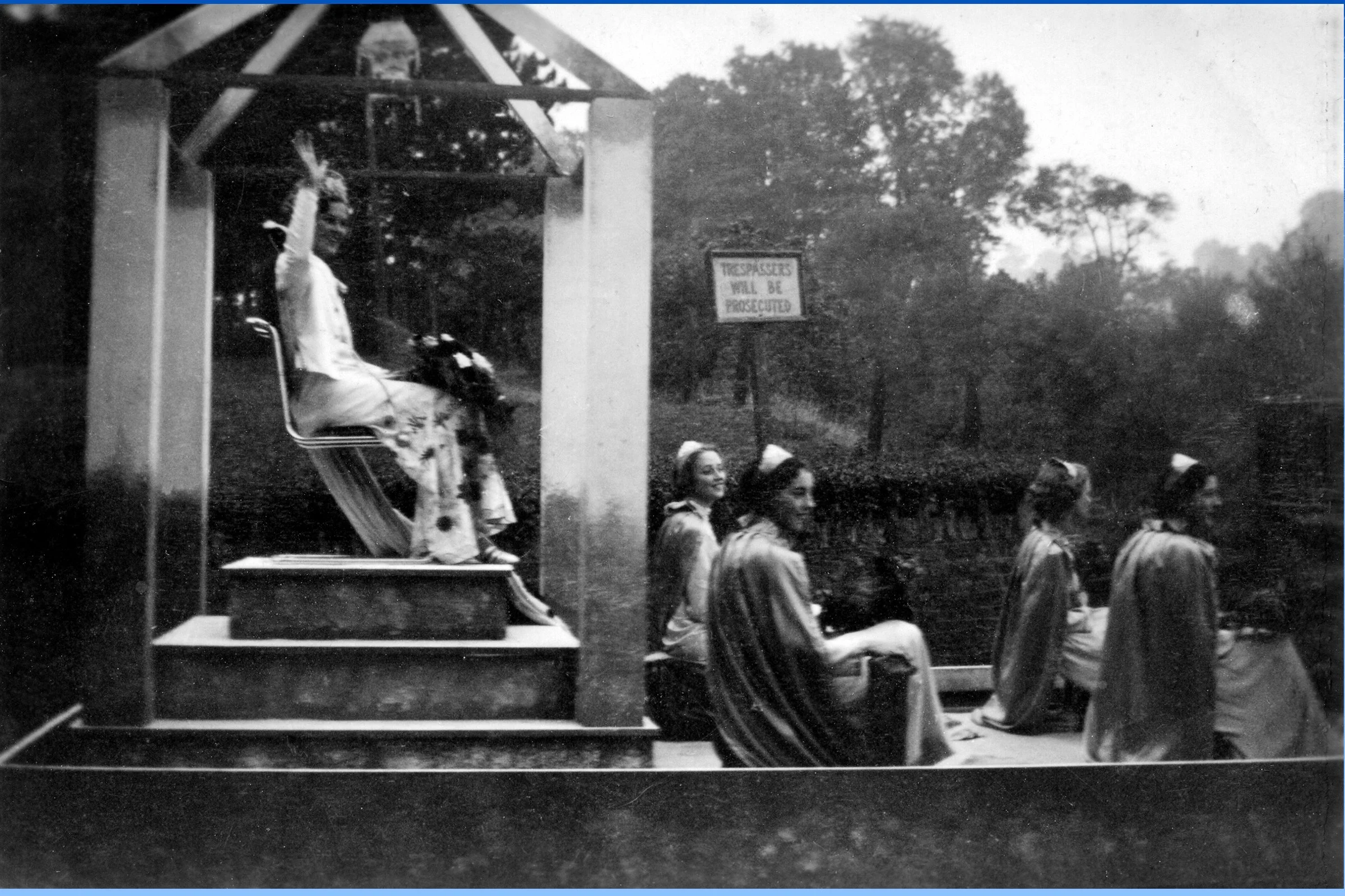  MOLLY  and her attendants in the Carnival Procession 1937