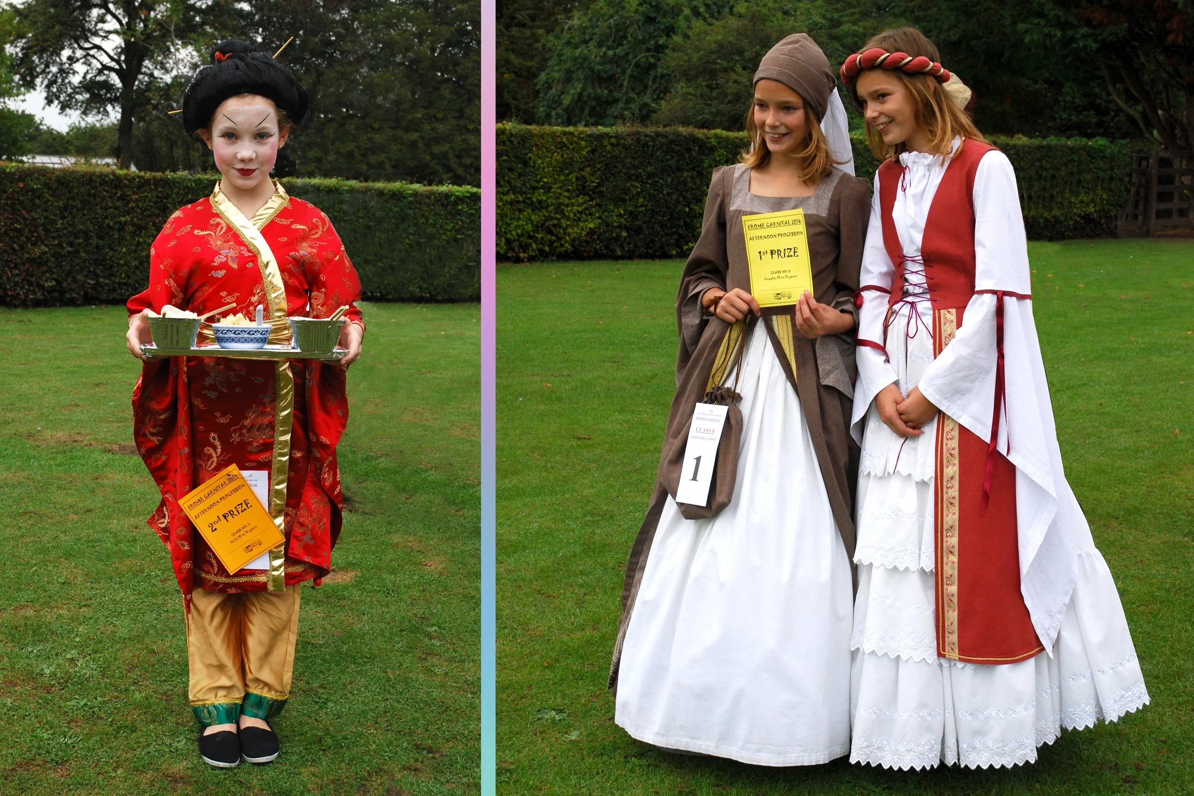 Chinese Takeaway - Elsie Gomersall; Medieval Girls - Katie & Millie McIntosh