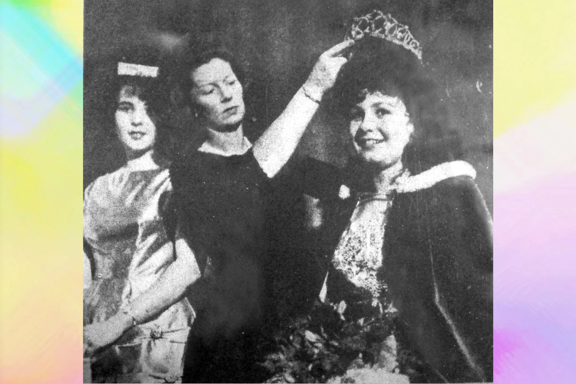  JACQUELINE  at the crowning ceremony 1963